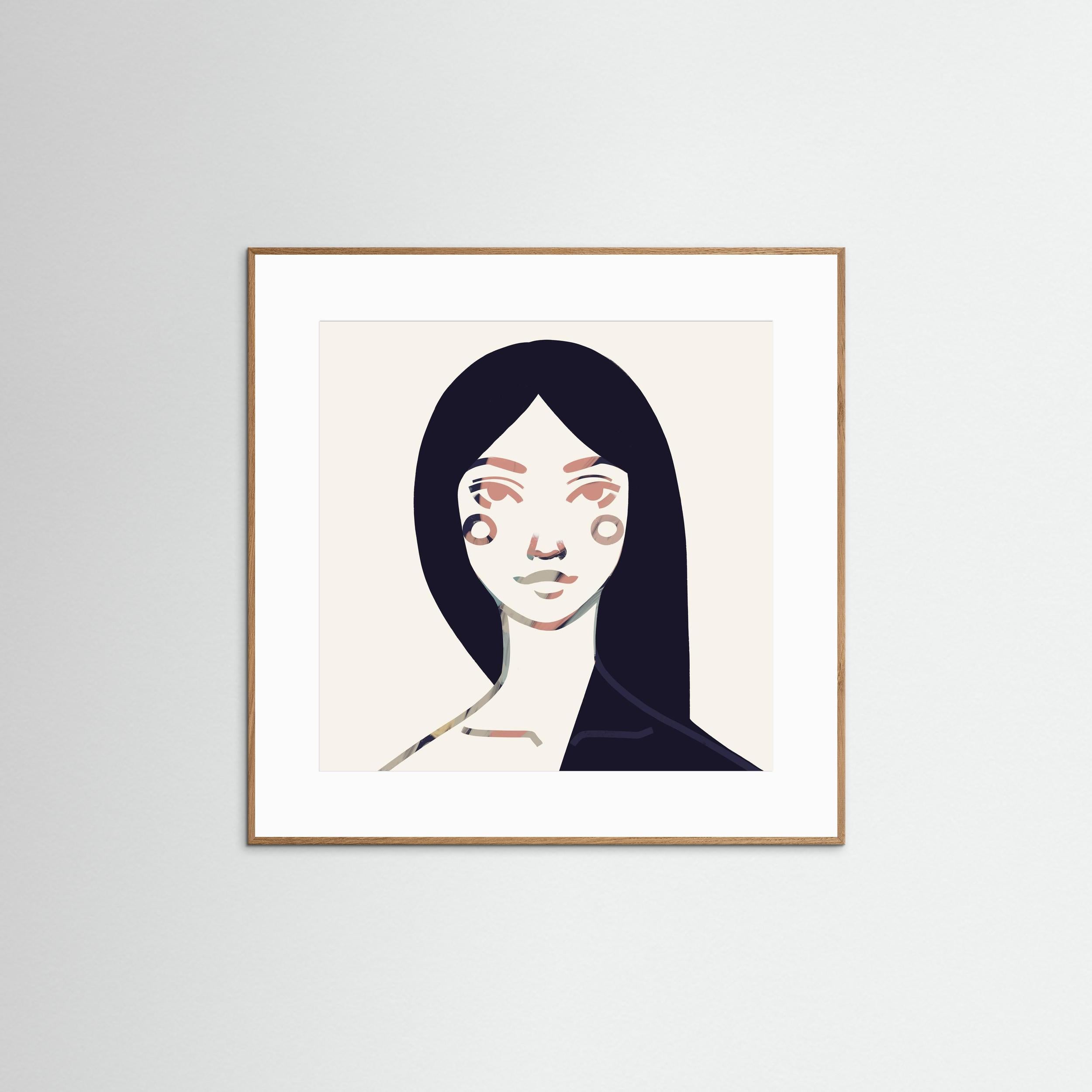 MONA NO.3 (SQUARE) - FINE ART PRINT