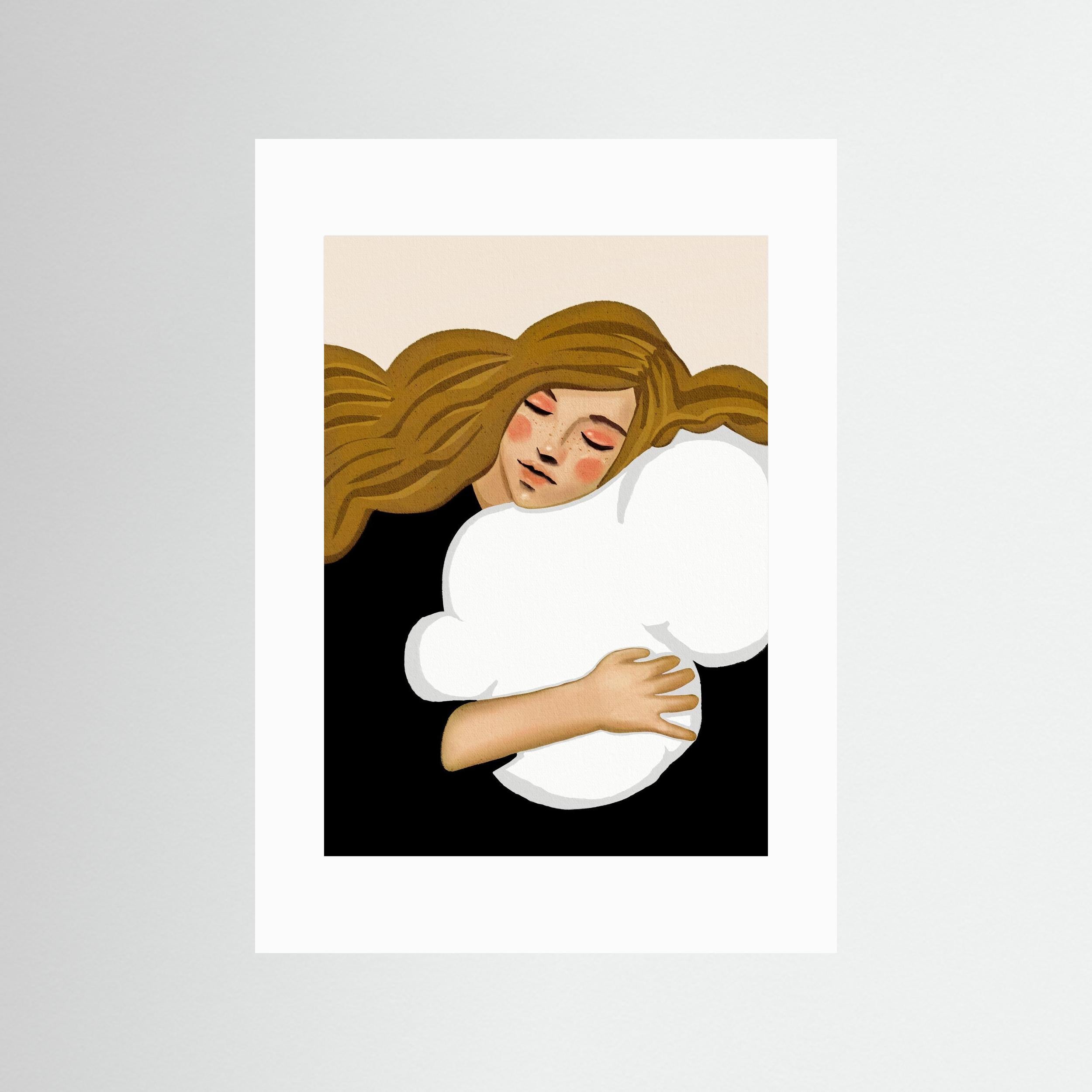 HUGGING CLOUDS - FINE ART PAPER