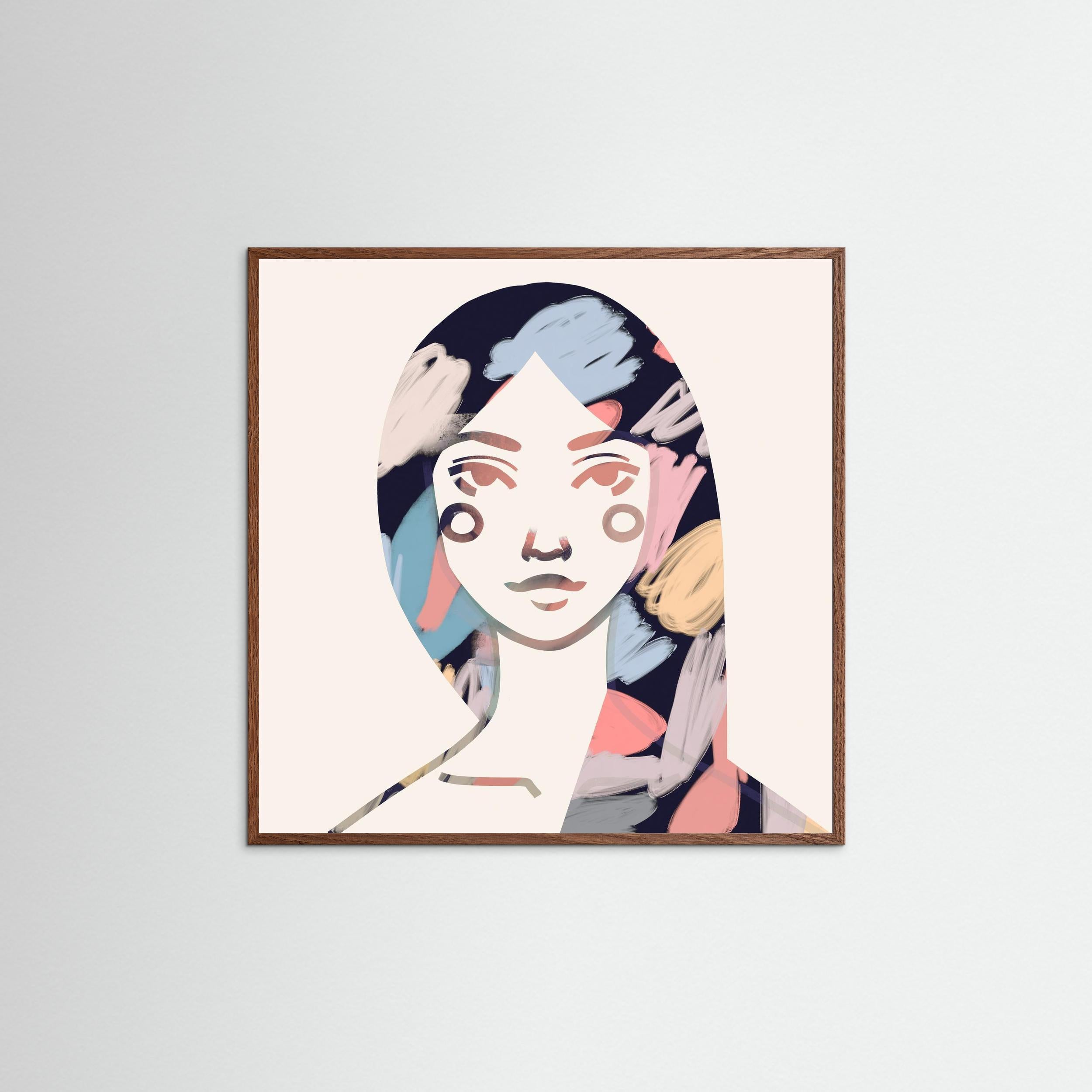 MONA NO.1 (SQUARE) - FINE ART PRINT