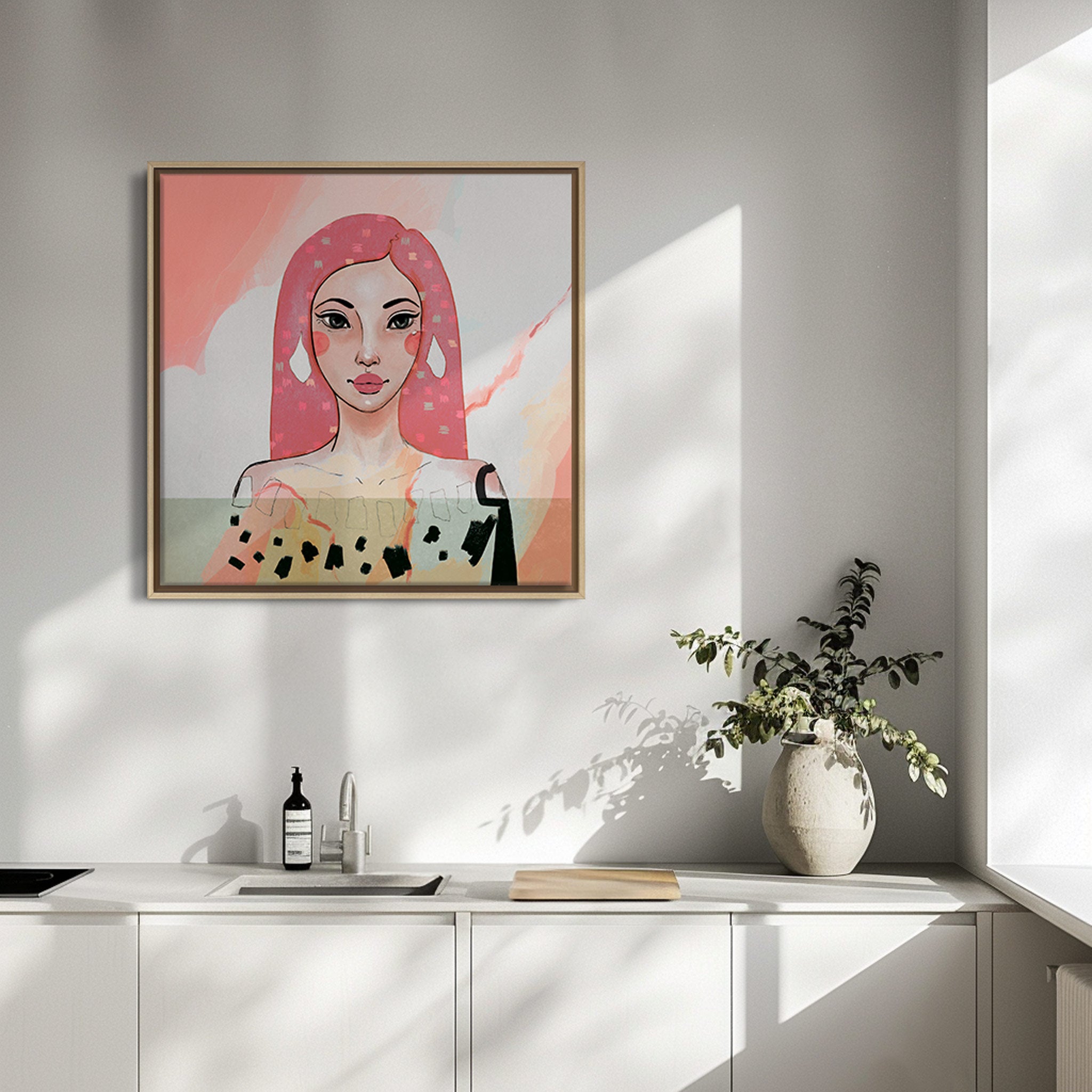 HEAD ABOVE WATER - CANVAS PRINT