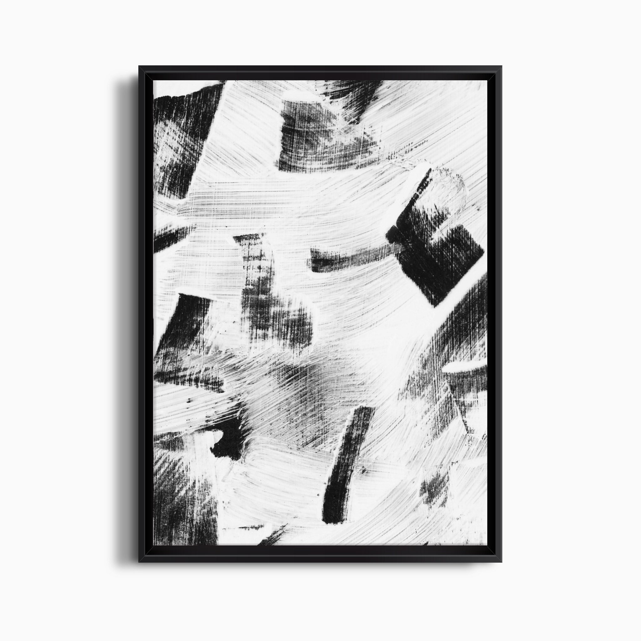 THINGS ARE NOT ALWAYS BLACK AND WHITE No.2 - CANVAS PRINT