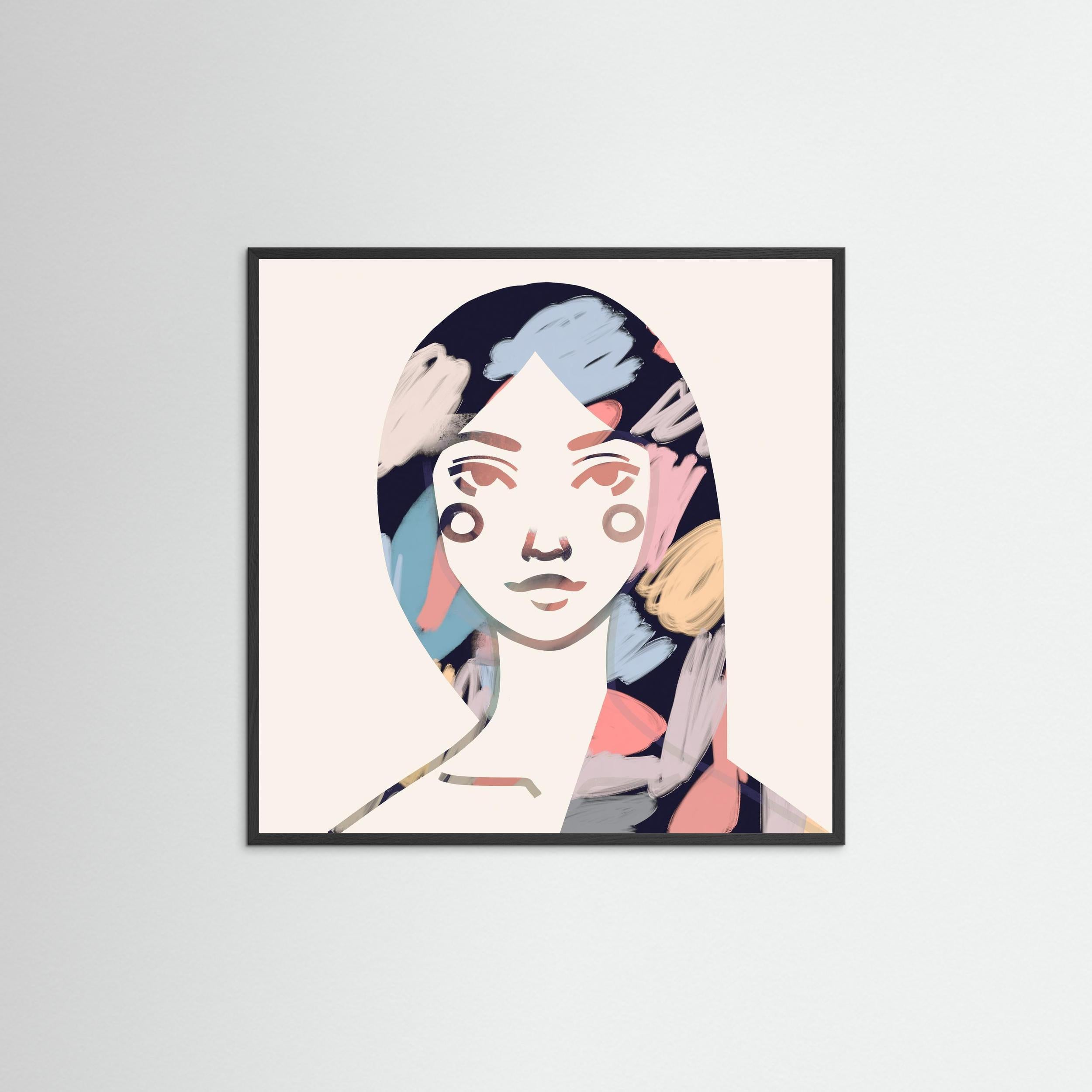 MONA NO.1 (SQUARE) - FINE ART PRINT