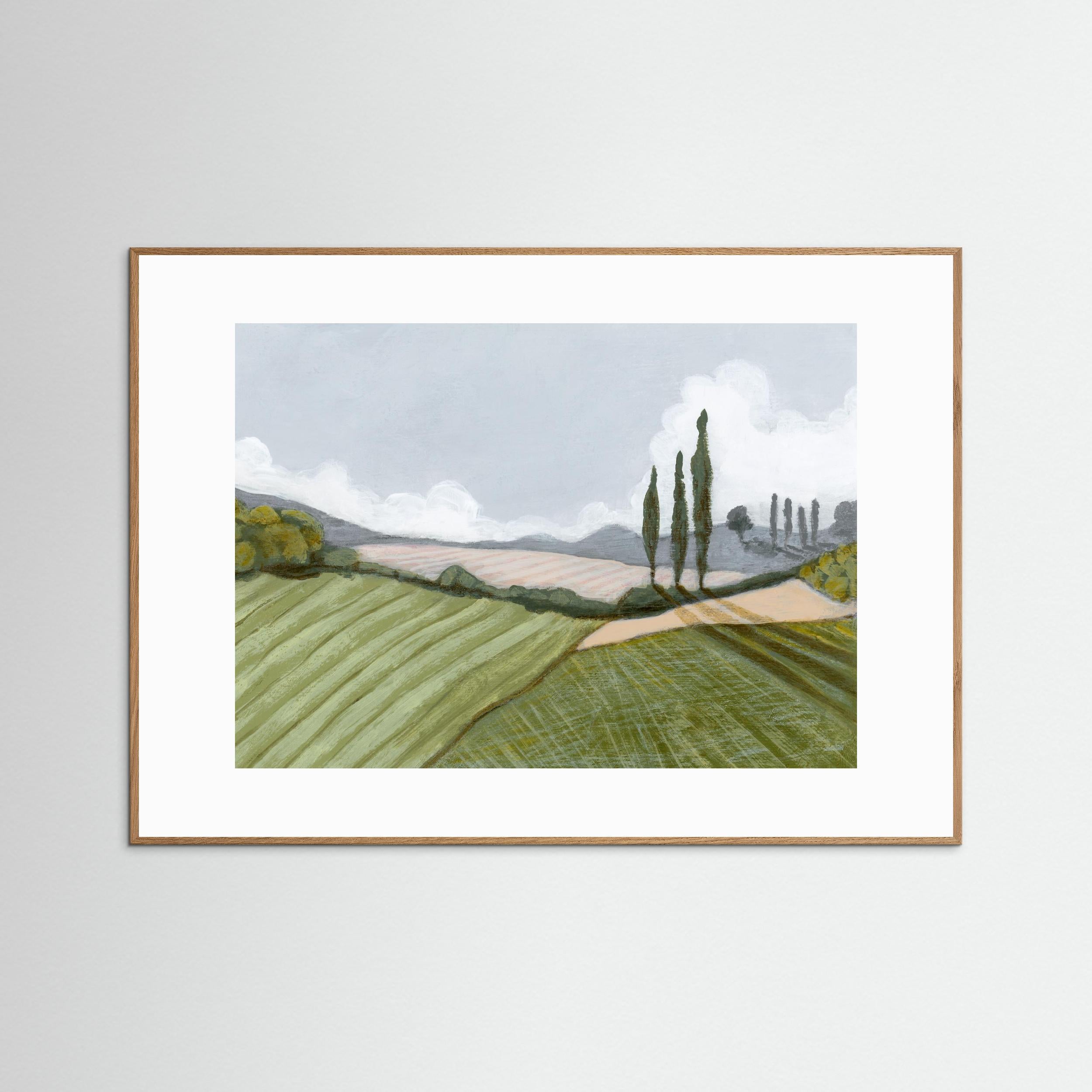 TUSCAN LANDSCAPE - FINE ART PRINT
