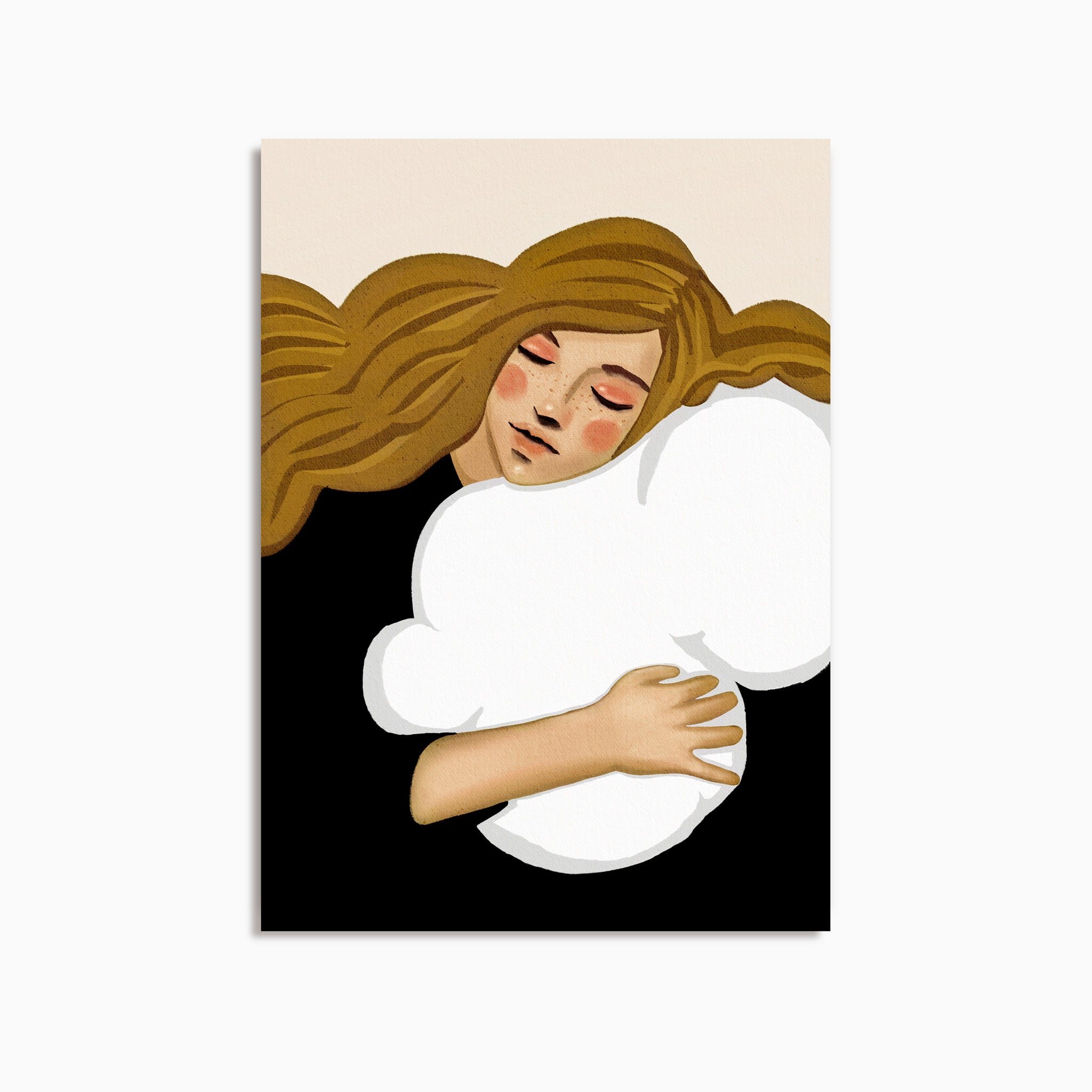 HUGGING CLOUDS - KUNSTTRYKK