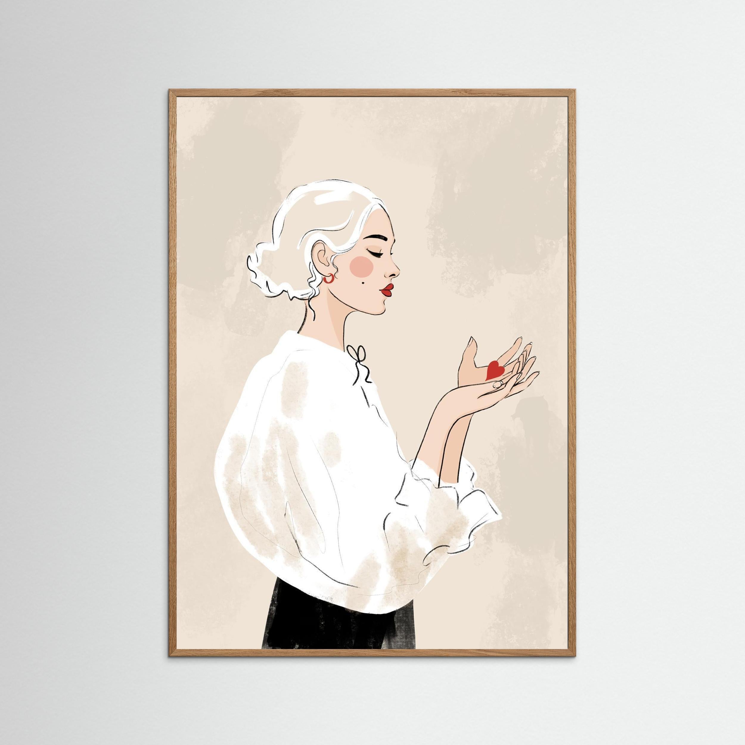 HEART IN HAND - FINE ART PRINT