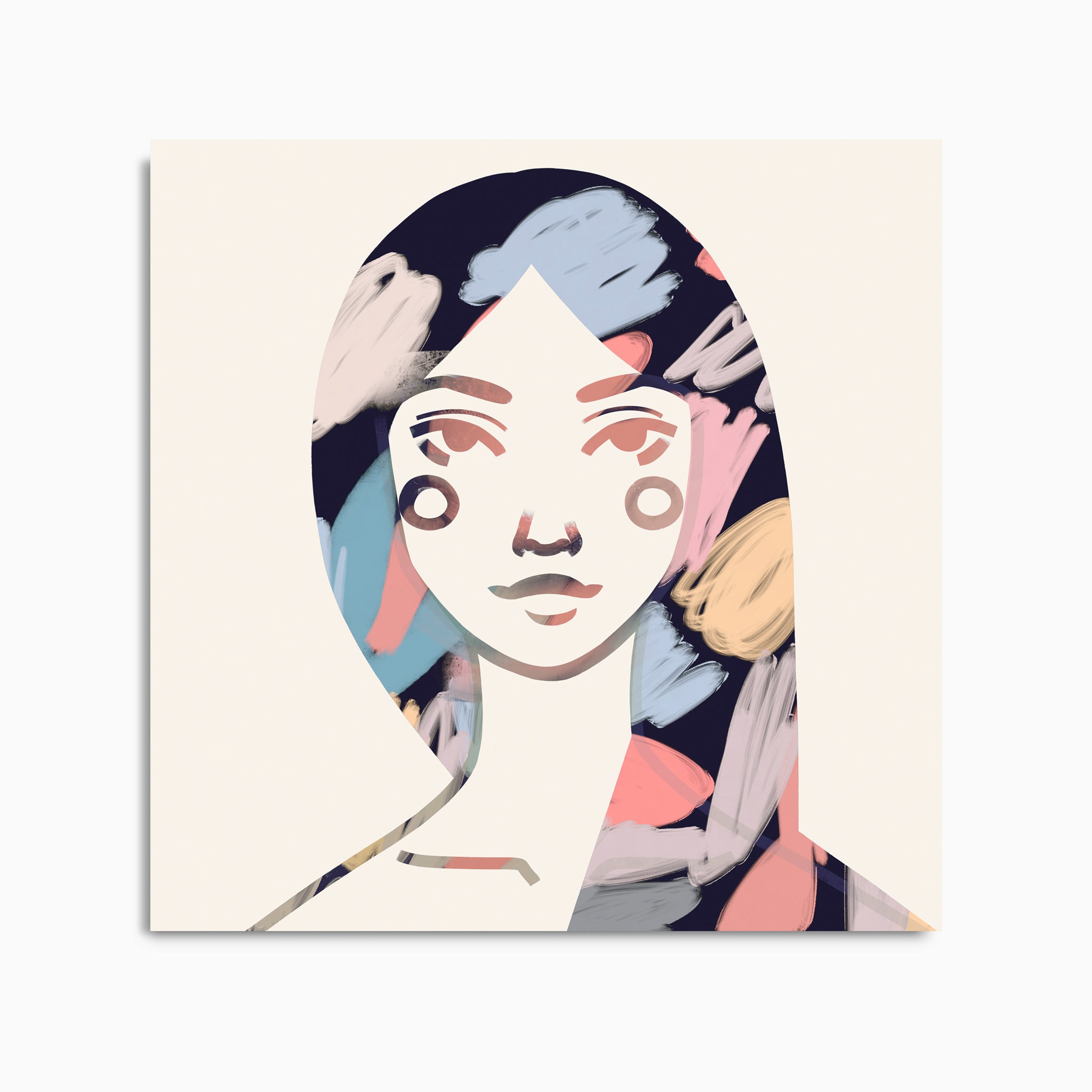 MONA NO.1 (KVADRATISK) - KUNSTTRYKK