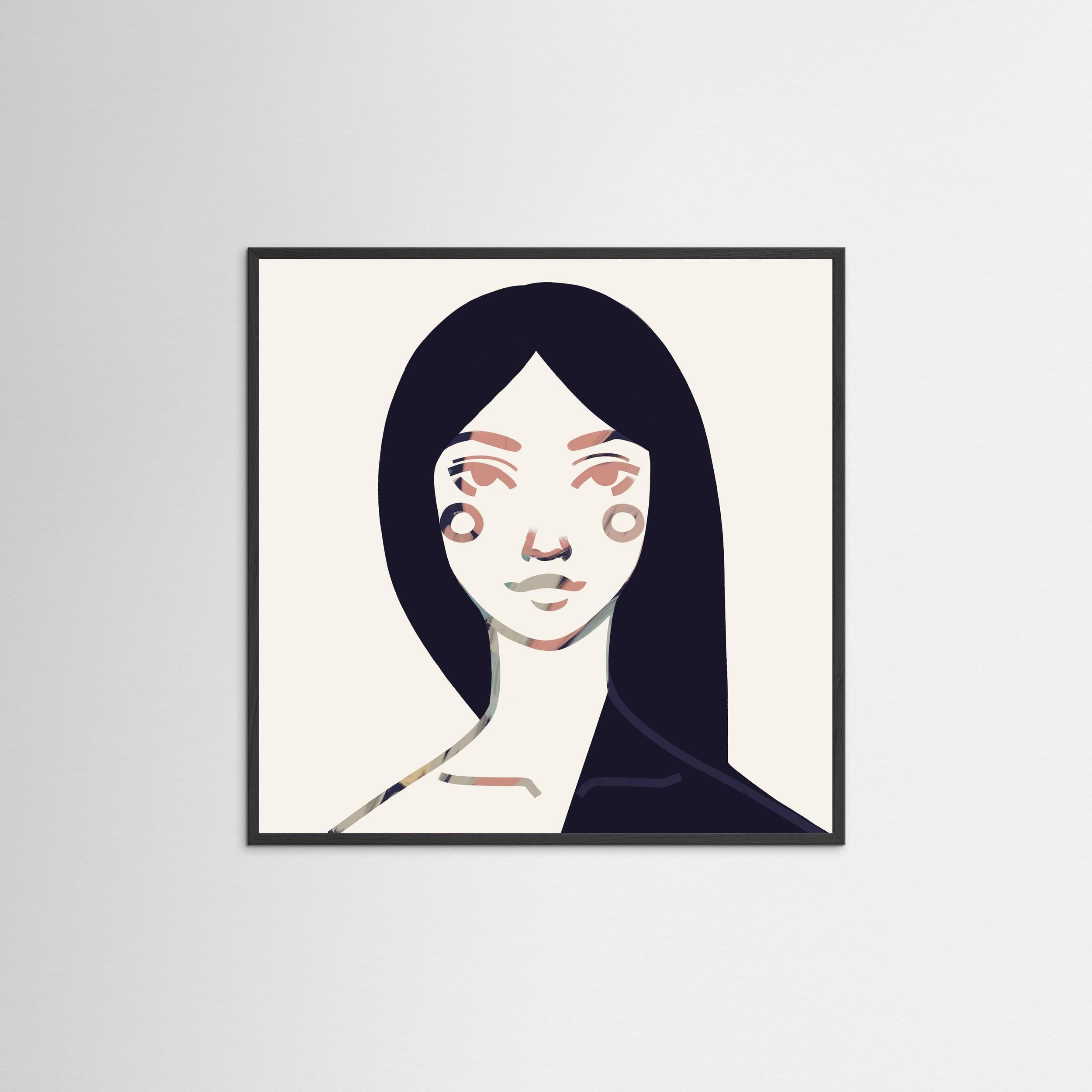 MONA NO.3 (SQUARE) - FINE ART PRINT