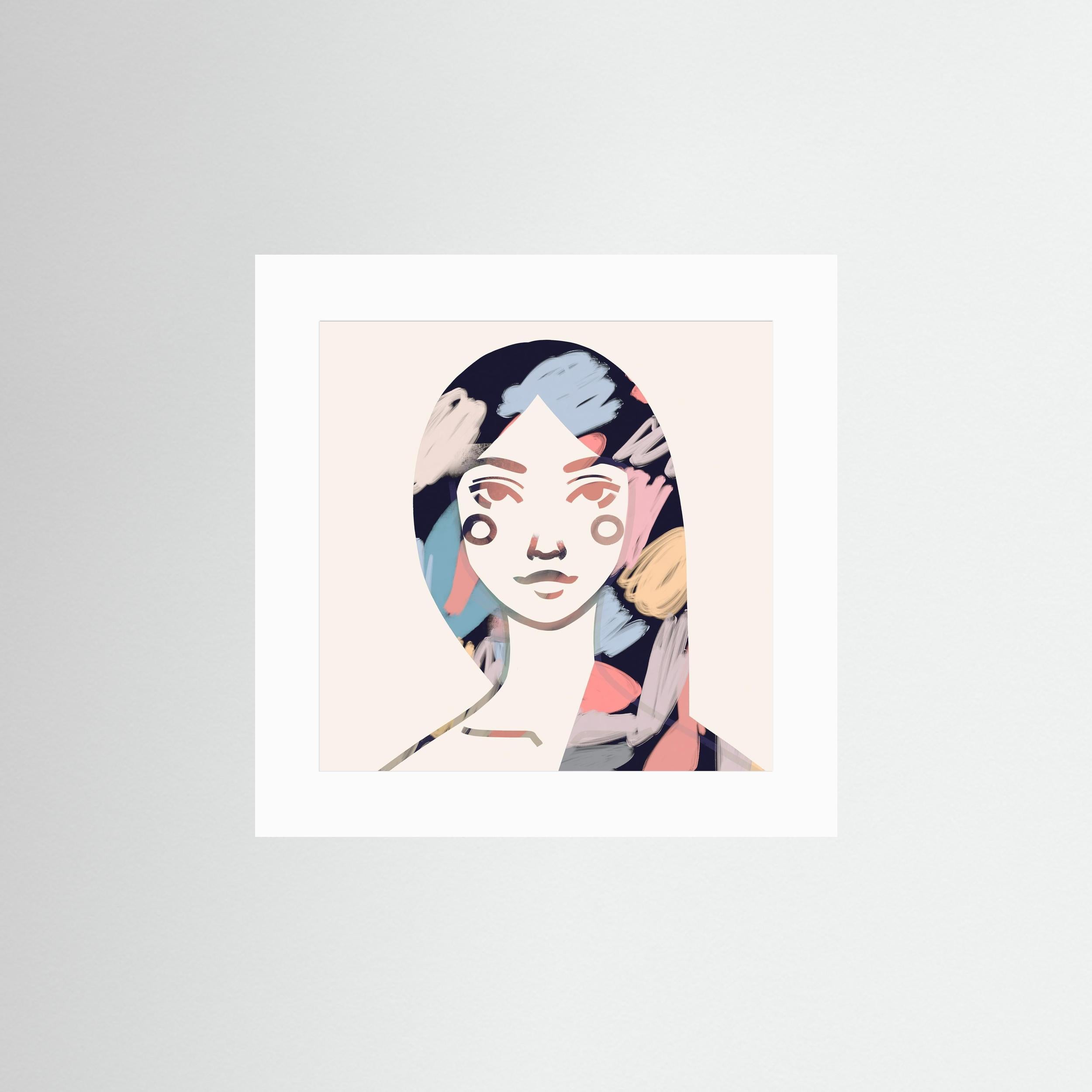 MONA NO.1 (SQUARE) - FINE ART PRINT