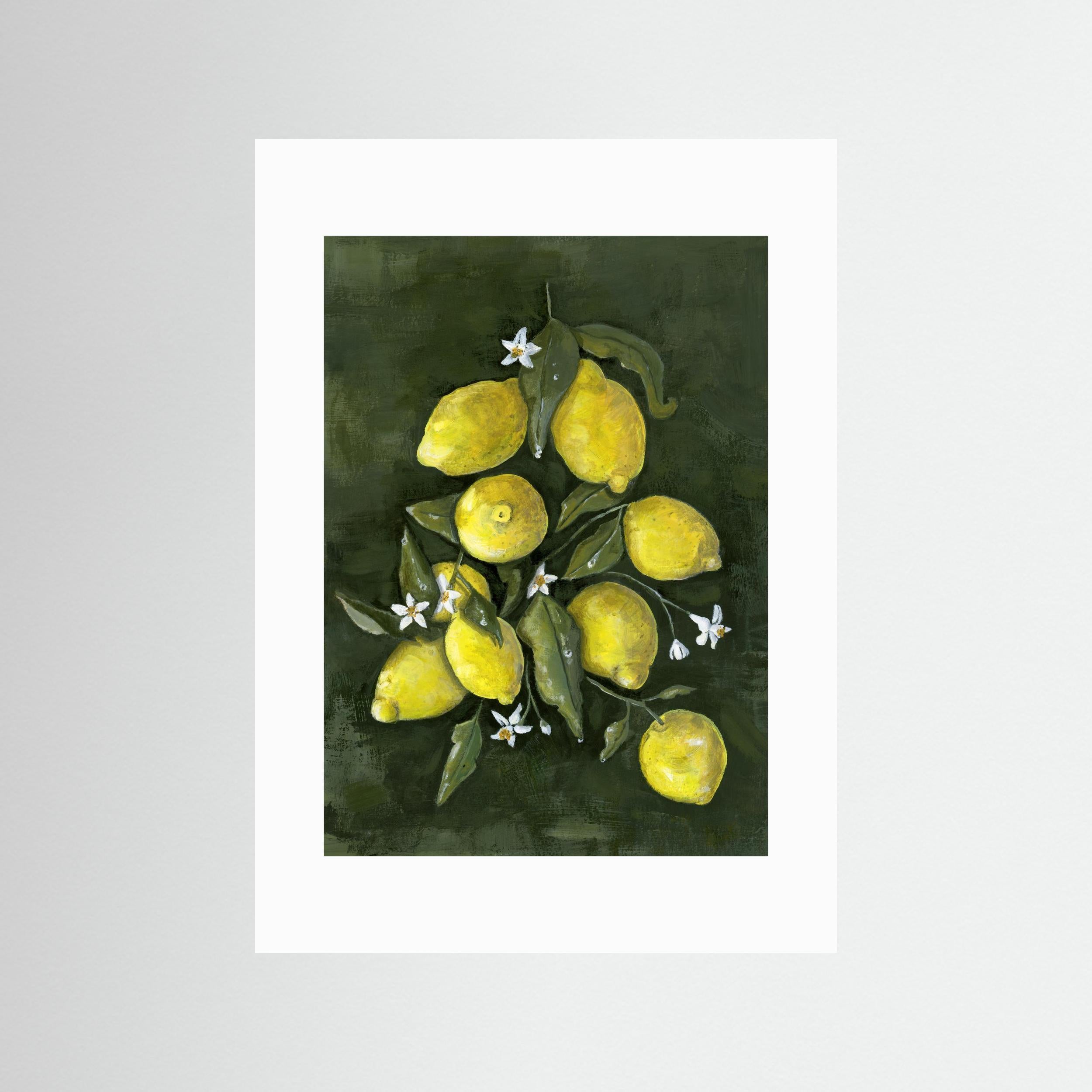 LEMONS - FINE ART PRINT