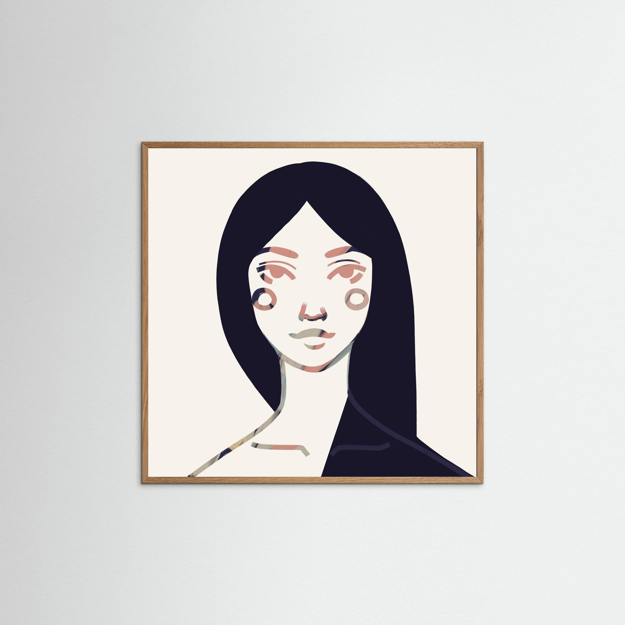 MONA NO.3 (SQUARE) - FINE ART PRINT