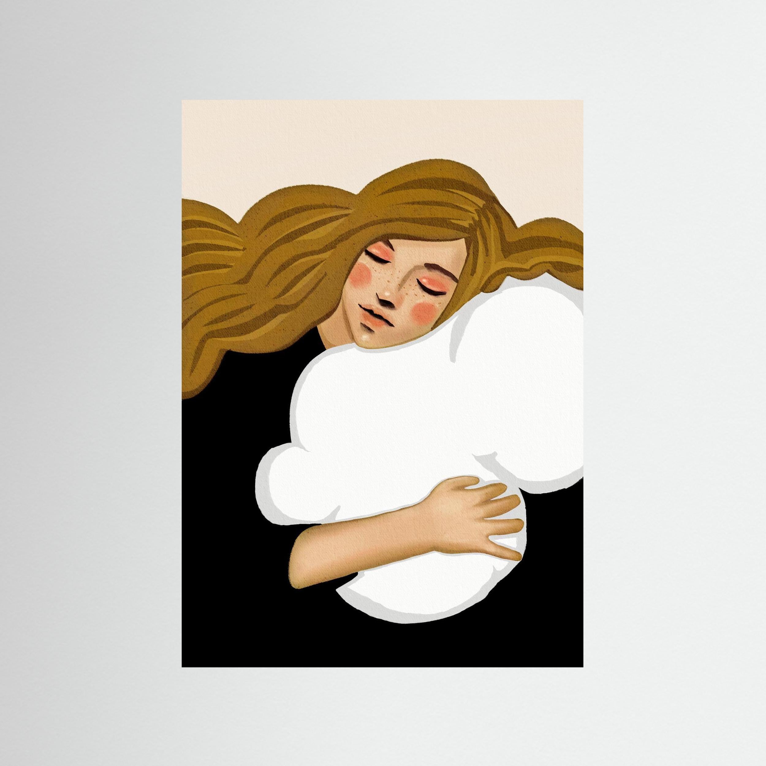 HUGGING CLOUDS - FINE ART PAPER