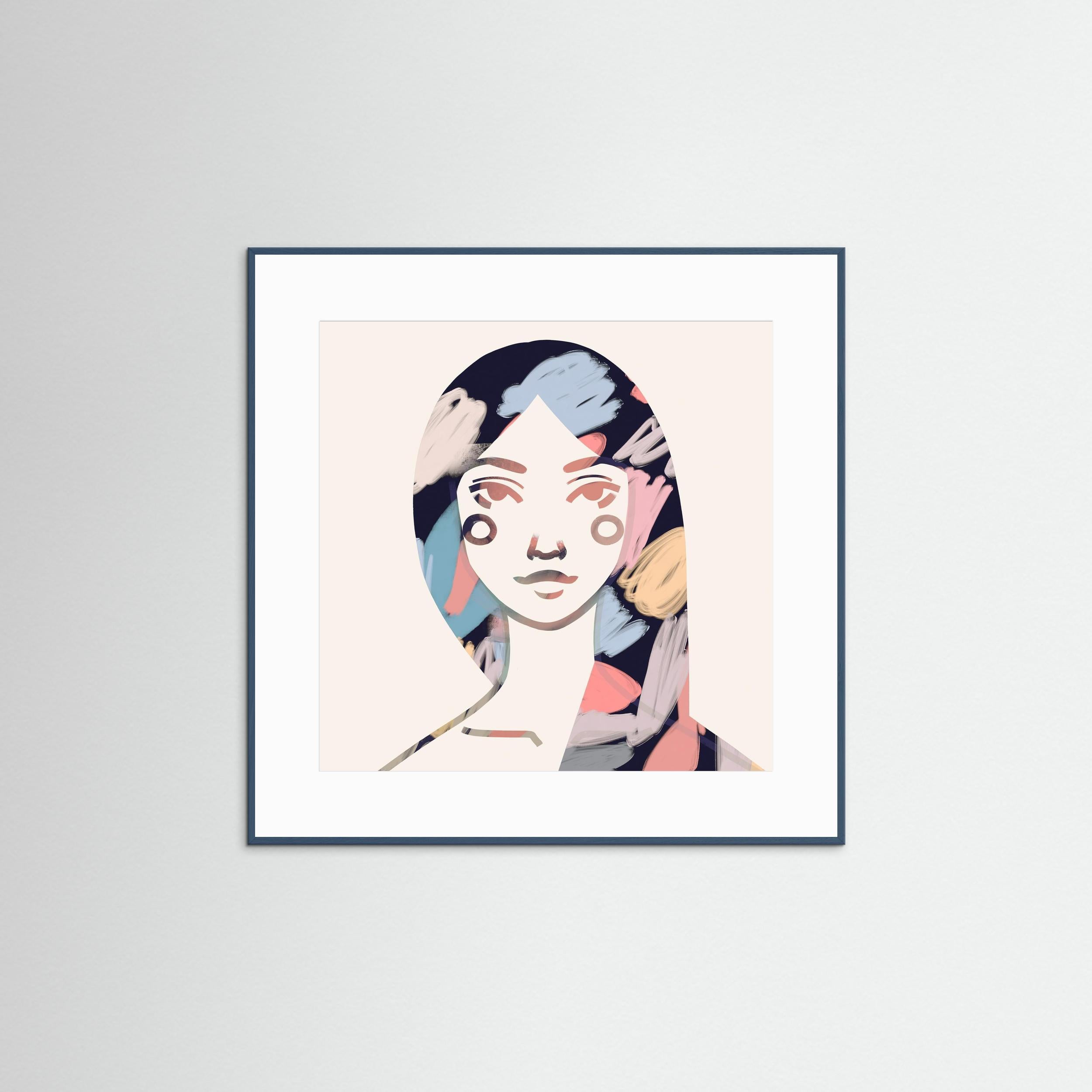 MONA NO.1 (SQUARE) - FINE ART PRINT