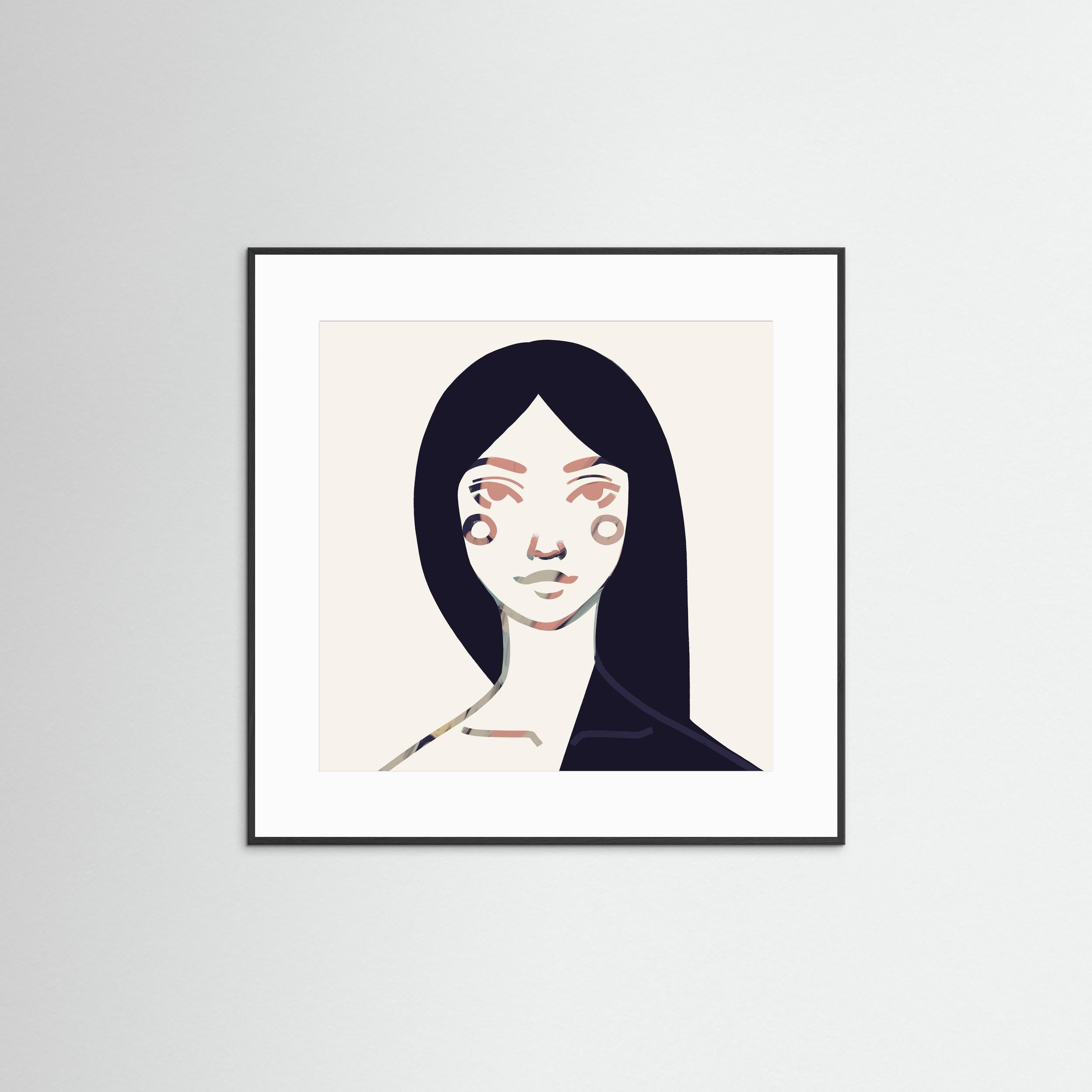 MONA NO.3 (SQUARE) - FINE ART PRINT