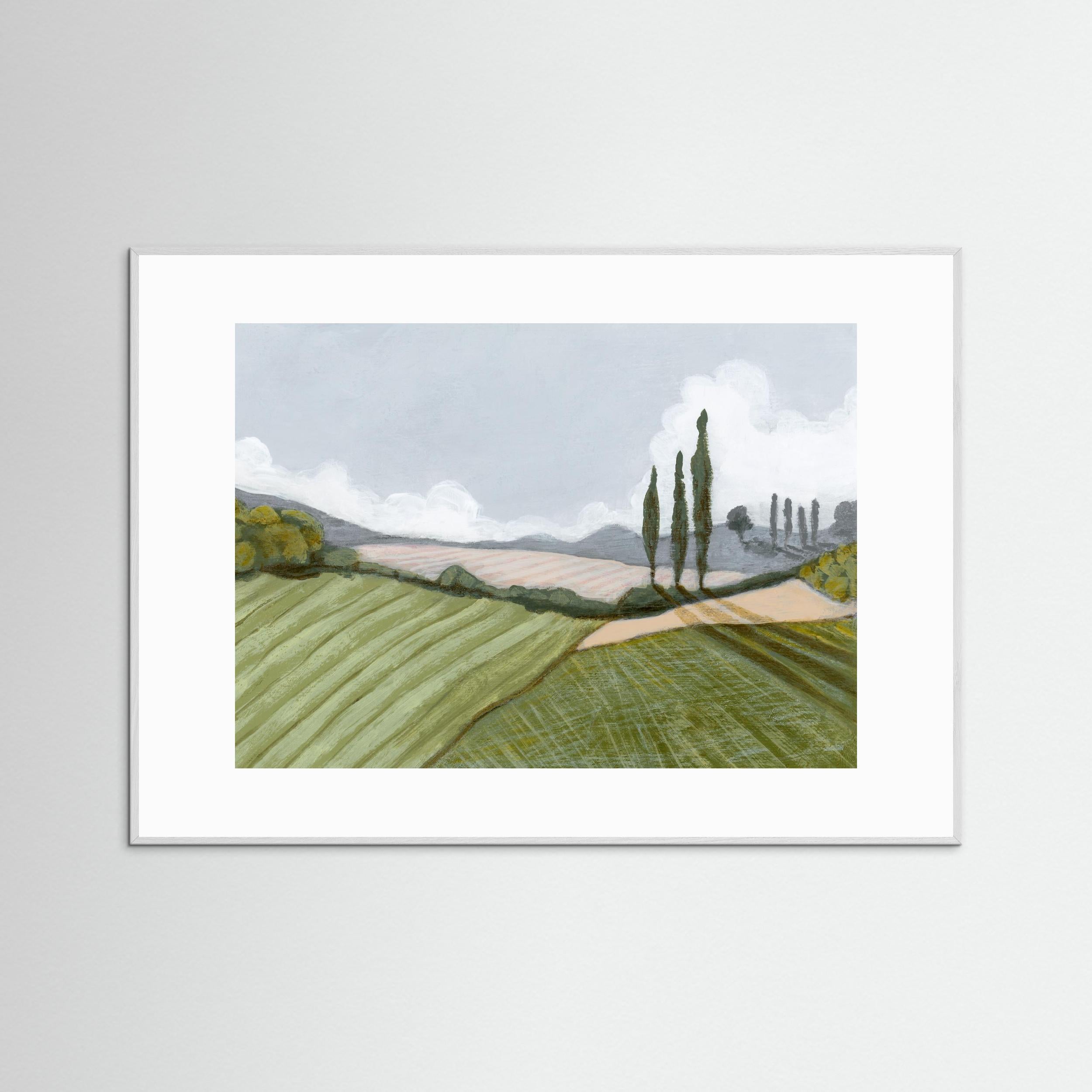TUSCAN LANDSCAPE - FINE ART PRINT