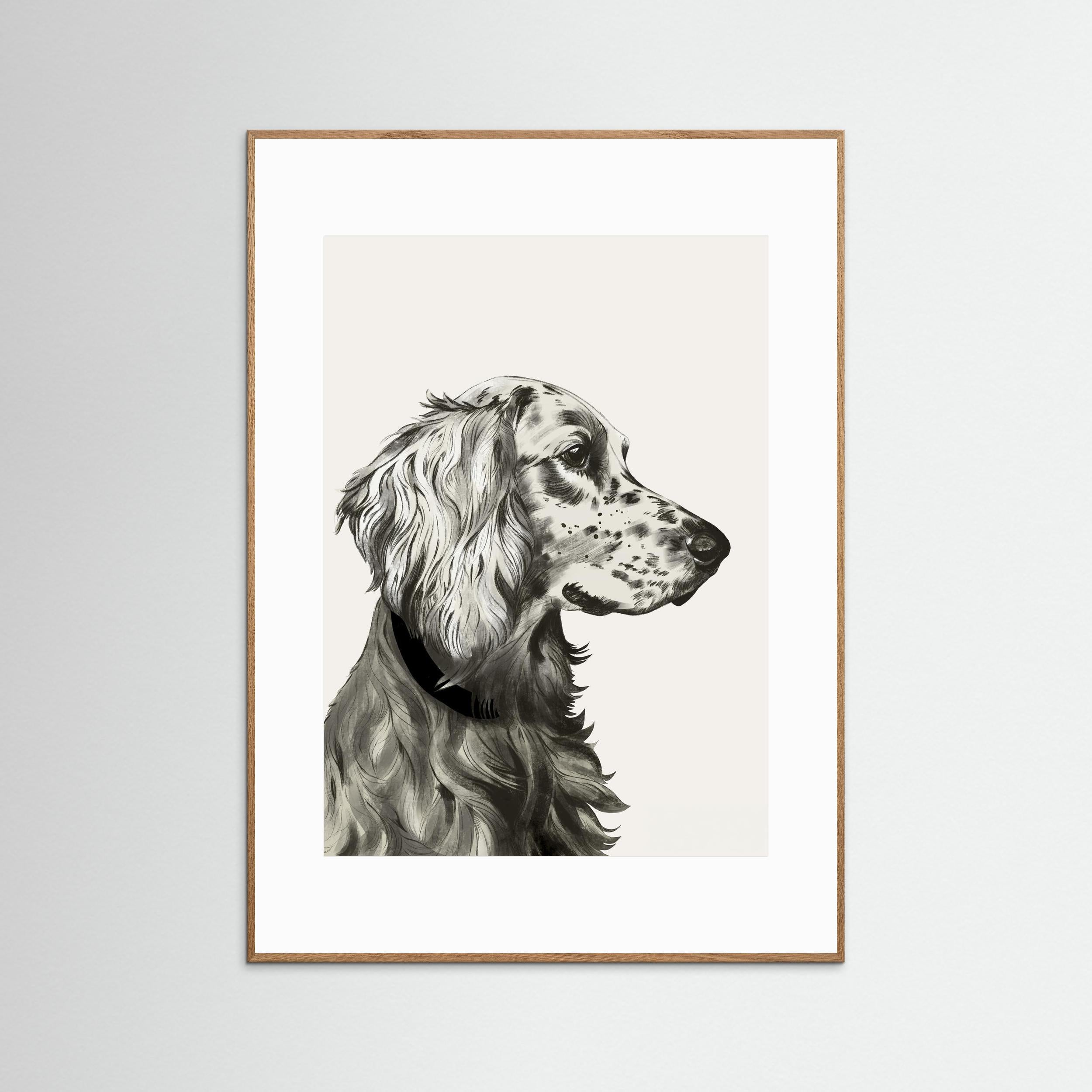 CALM COMPANION - ART PRINT