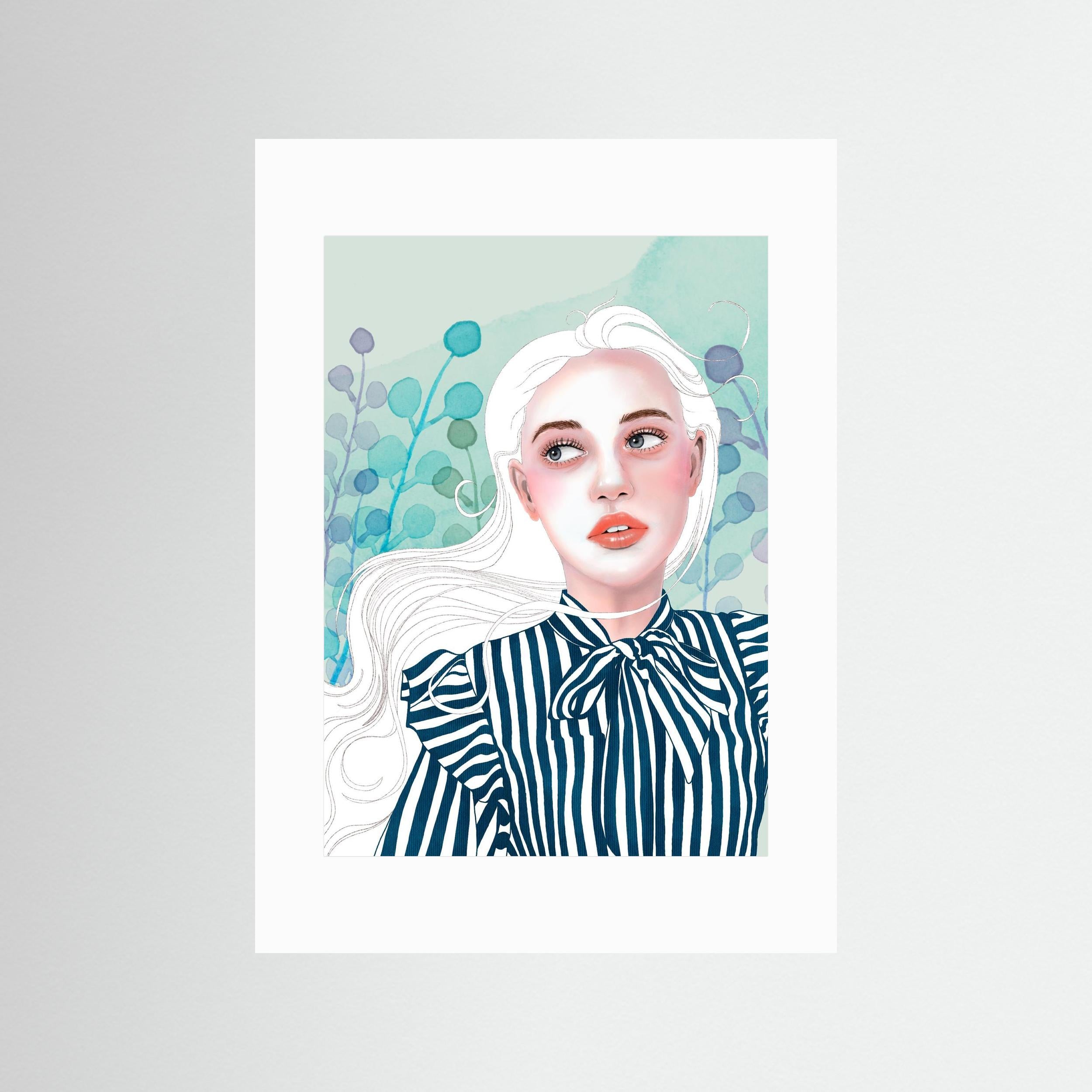ALICE (BLUE) - FINE ART PRINT