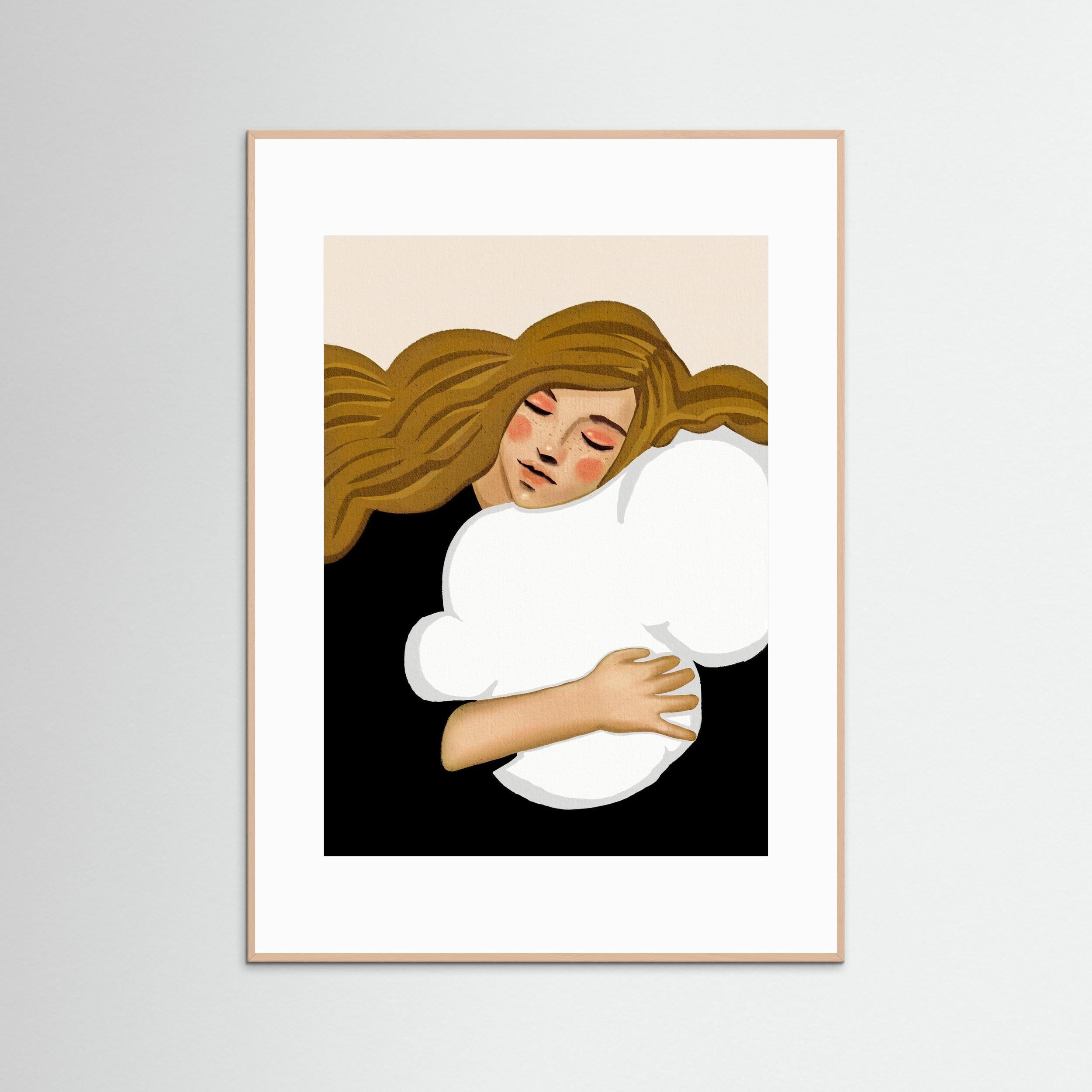 HUGGING CLOUDS - FINE ART PAPER