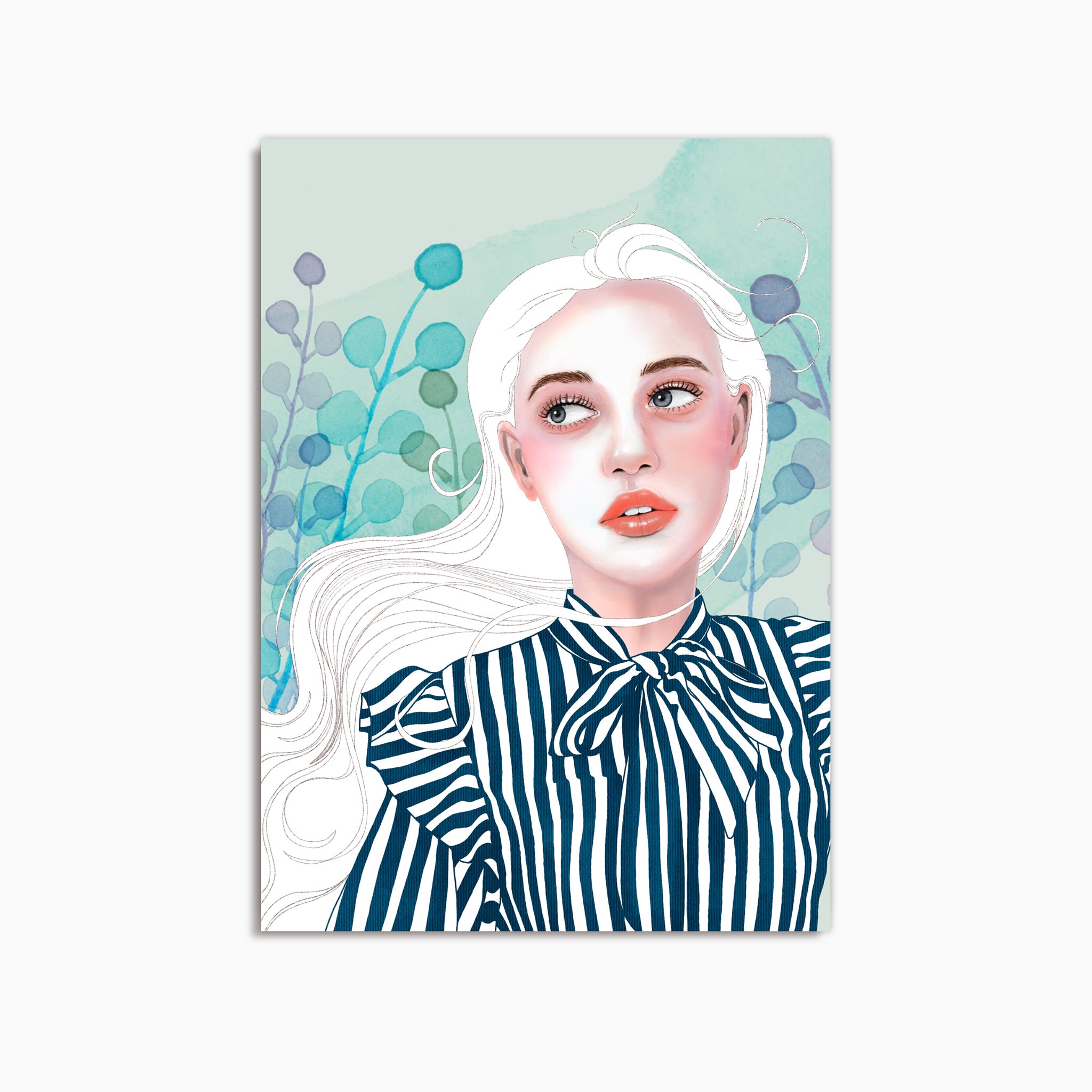 ALICE (BLÅ) - KUNSTTRYKK