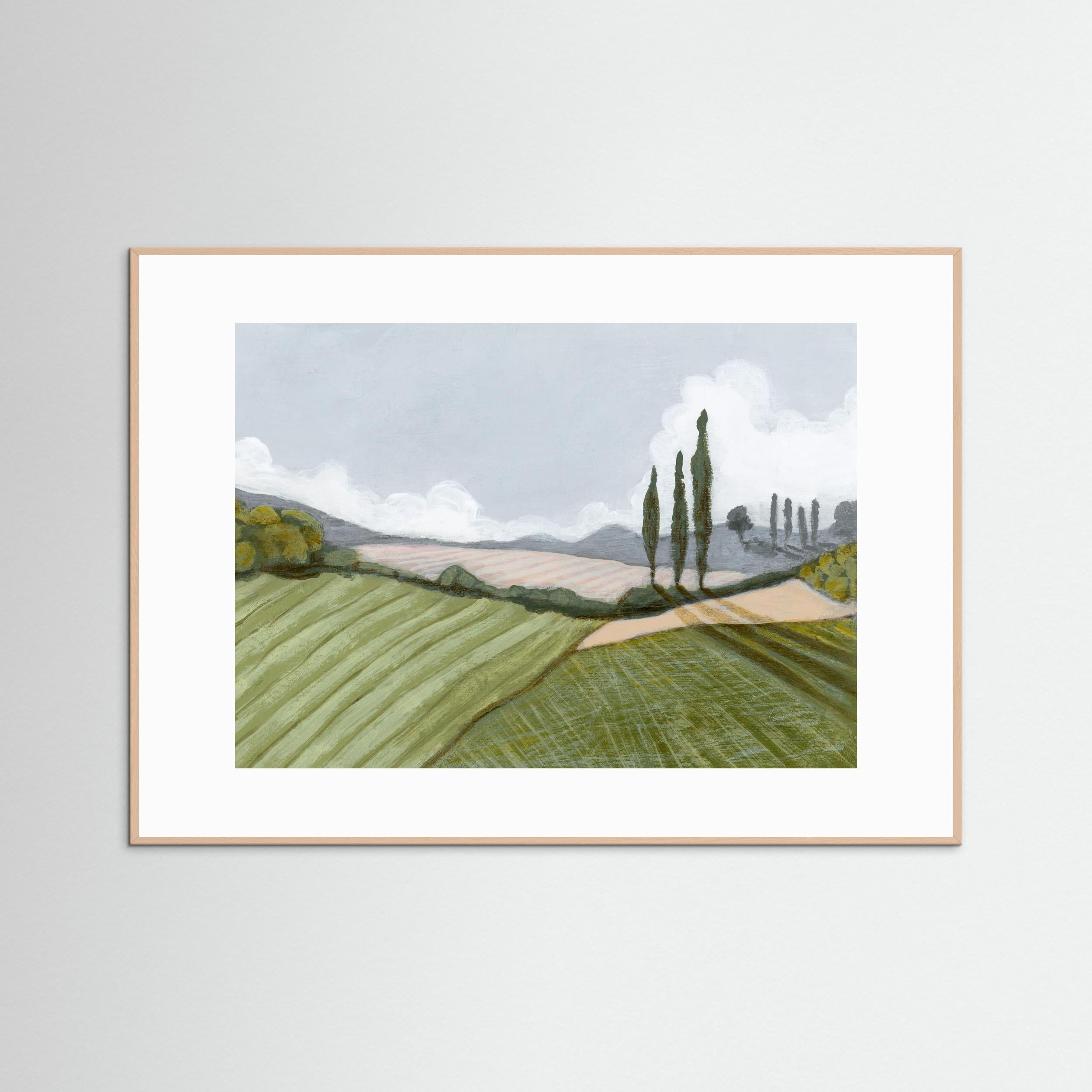 TUSCAN LANDSCAPE - FINE ART PRINT
