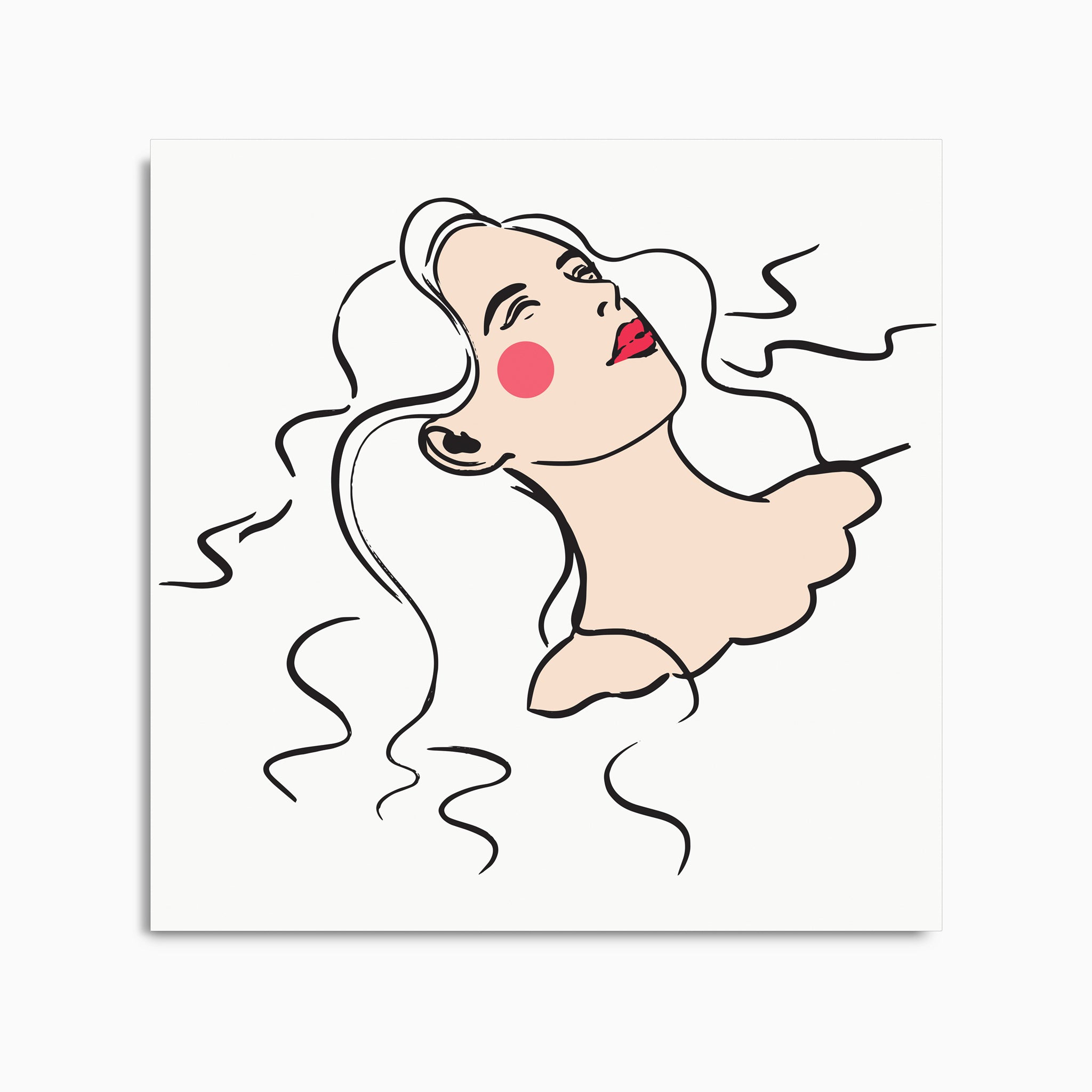 FLOATING LADY - KUNSTTRYKK