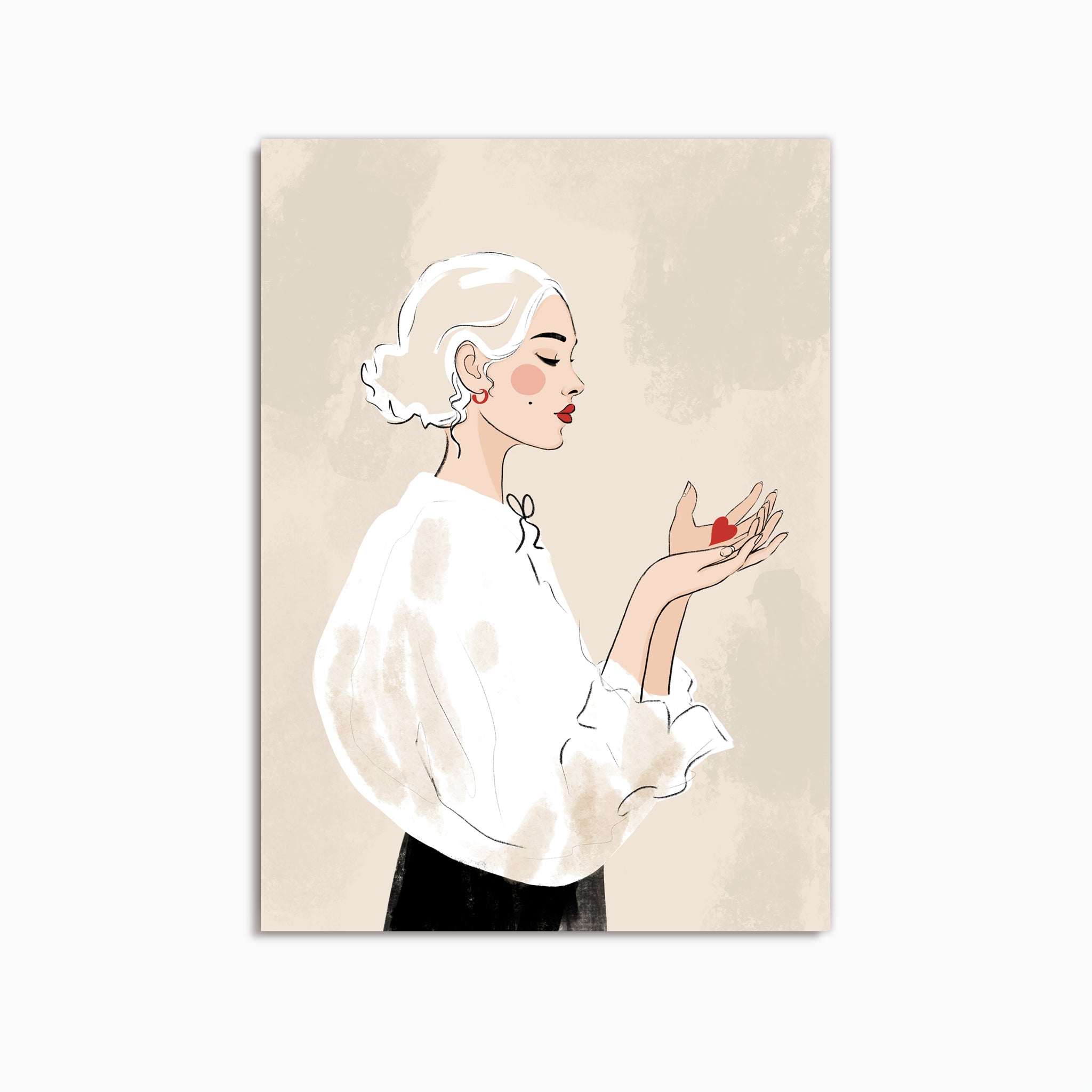 HEART IN HAND - FINE ART PRINT