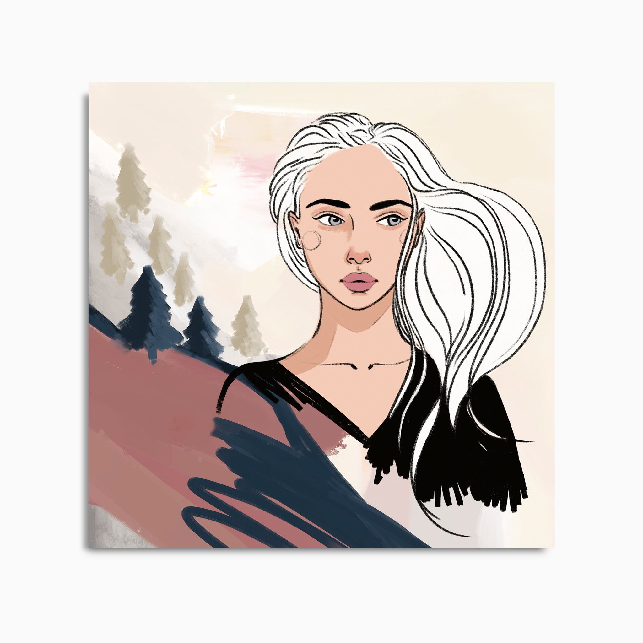 IN THE FOREST - KUNSTTRYKK