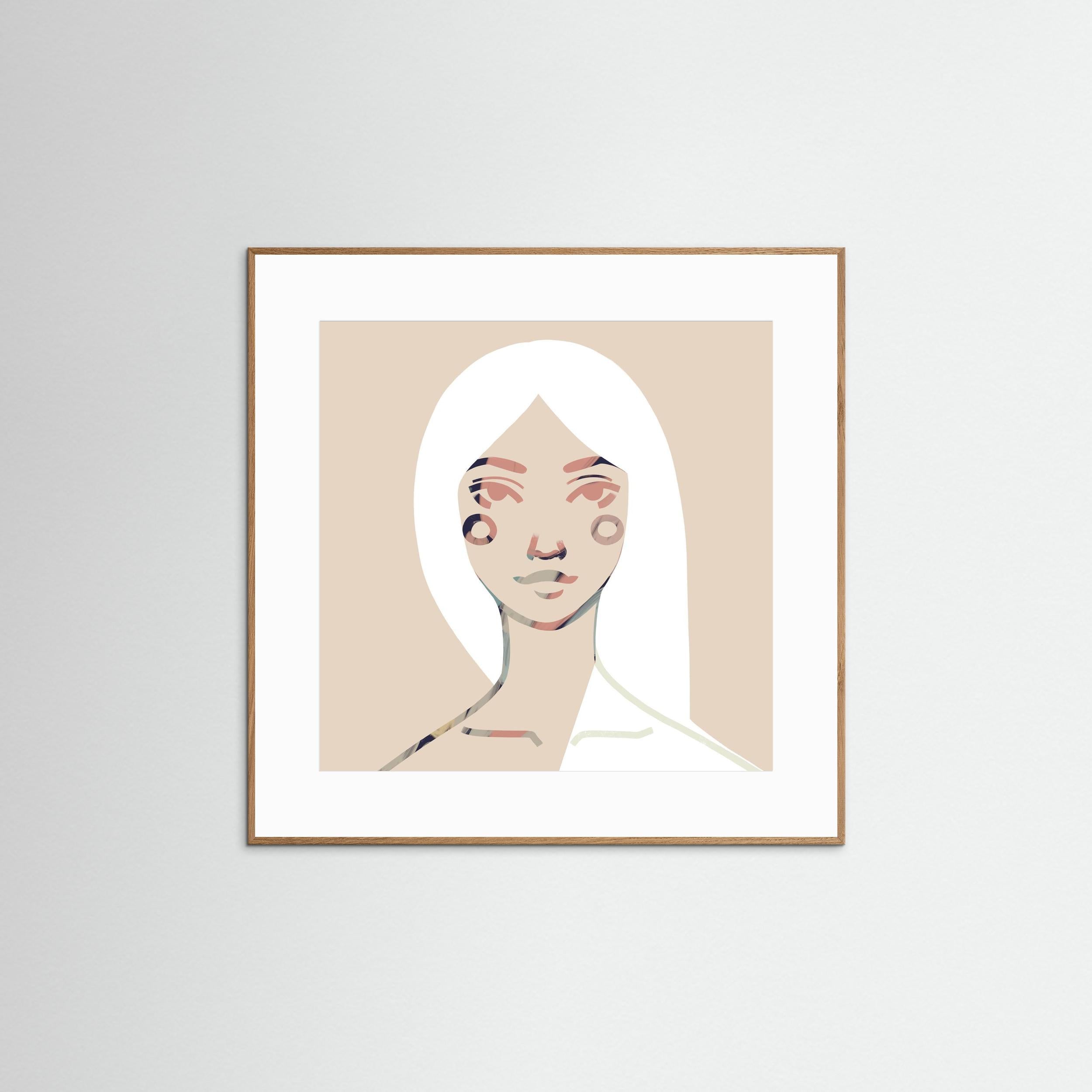 MONA NO.2 (SQUARE) - FINE ART PRINT