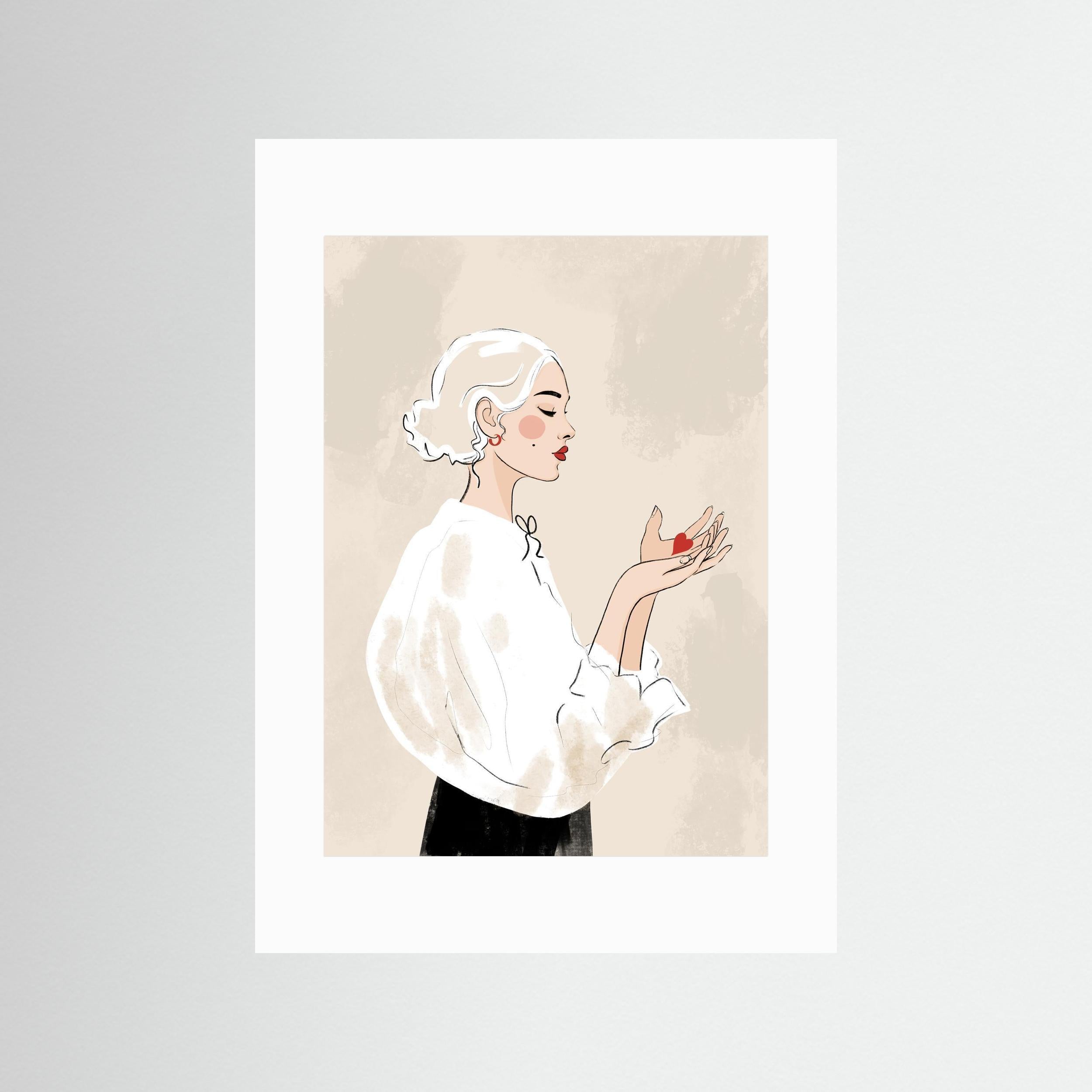 HEART IN HAND - FINE ART PRINT