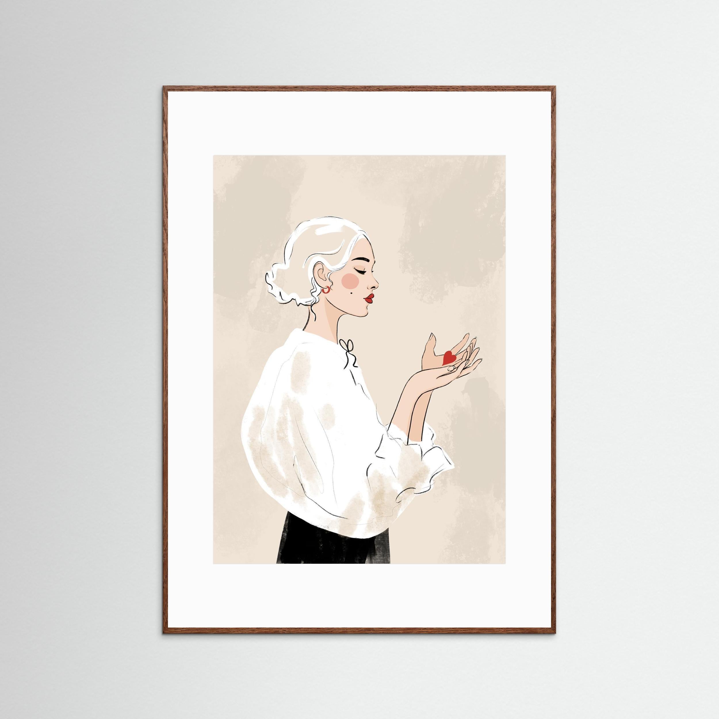 HEART IN HAND - FINE ART PRINT