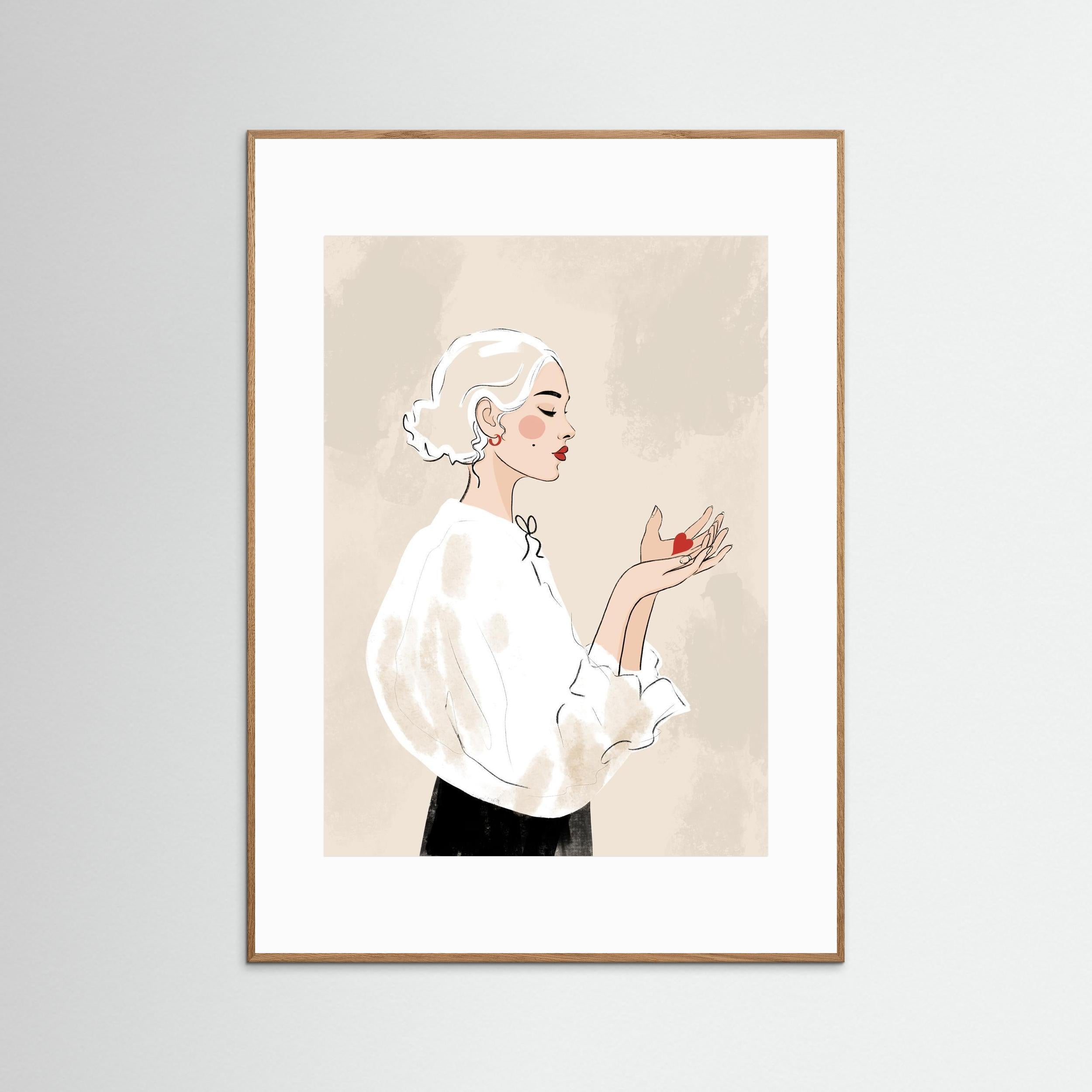 HEART IN HAND - FINE ART PRINT