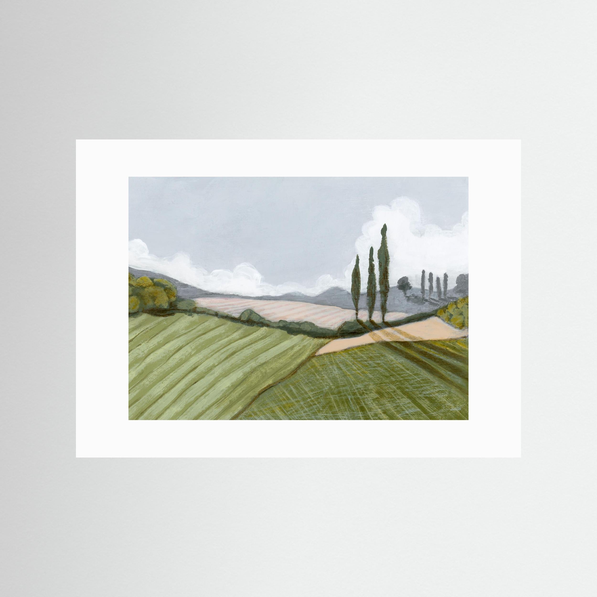 TUSCAN LANDSCAPE - FINE ART PRINT