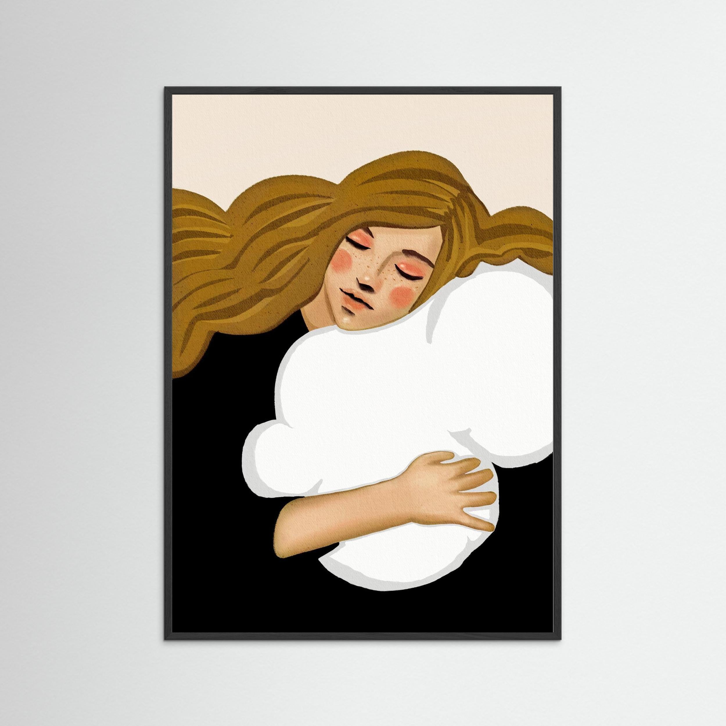 HUGGING CLOUDS - FINE ART PAPER