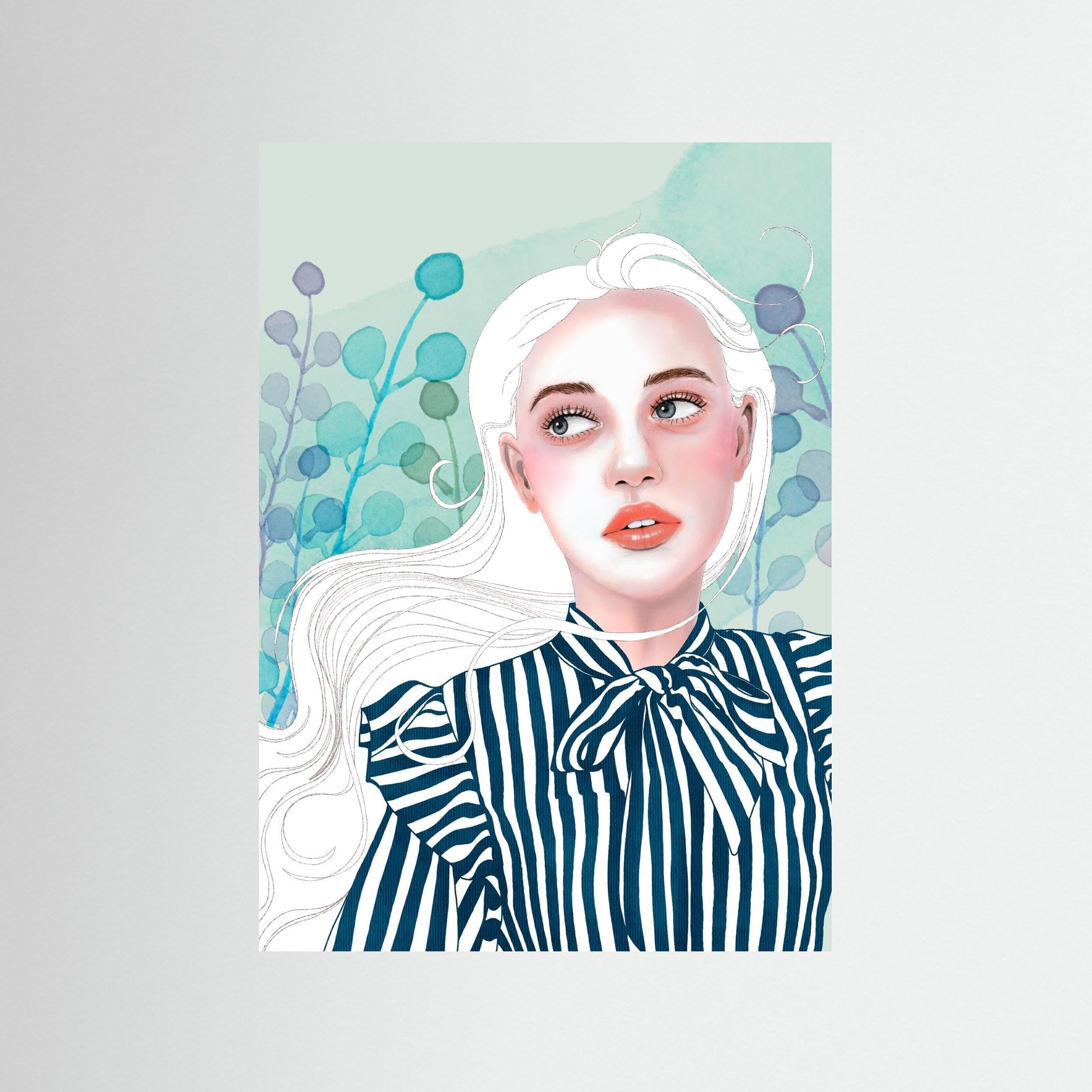 ALICE (BLUE) - FINE ART PRINT