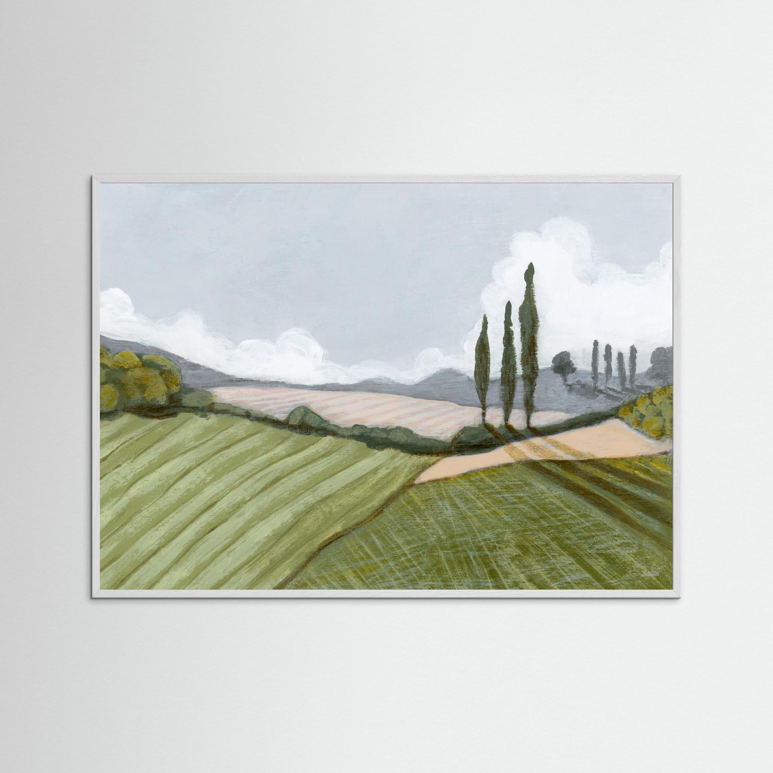 TUSCAN LANDSCAPE - FINE ART PRINT