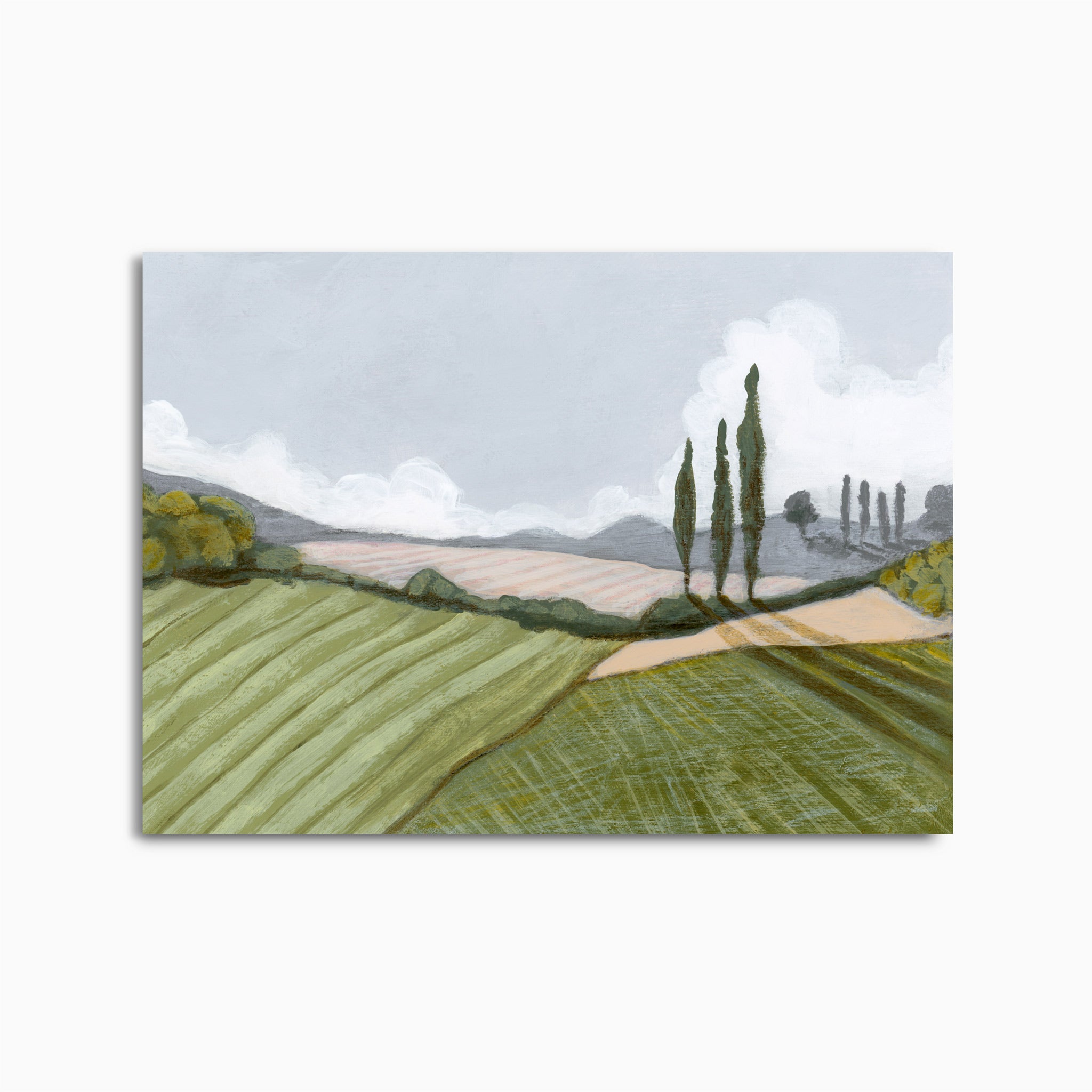 TUSCAN LANDSCAPE - KUNSTTRYKK