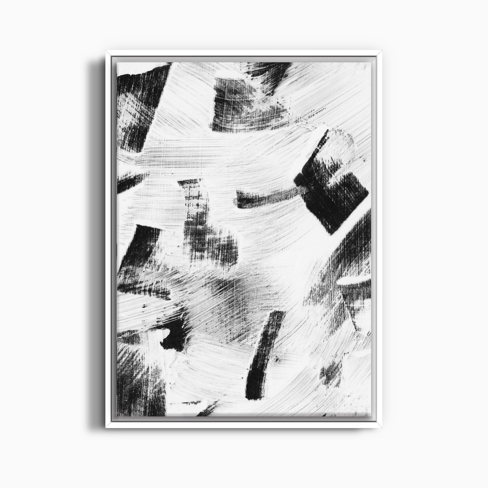THINGS ARE NOT ALWAYS BLACK AND WHITE No.2 - CANVAS PRINT