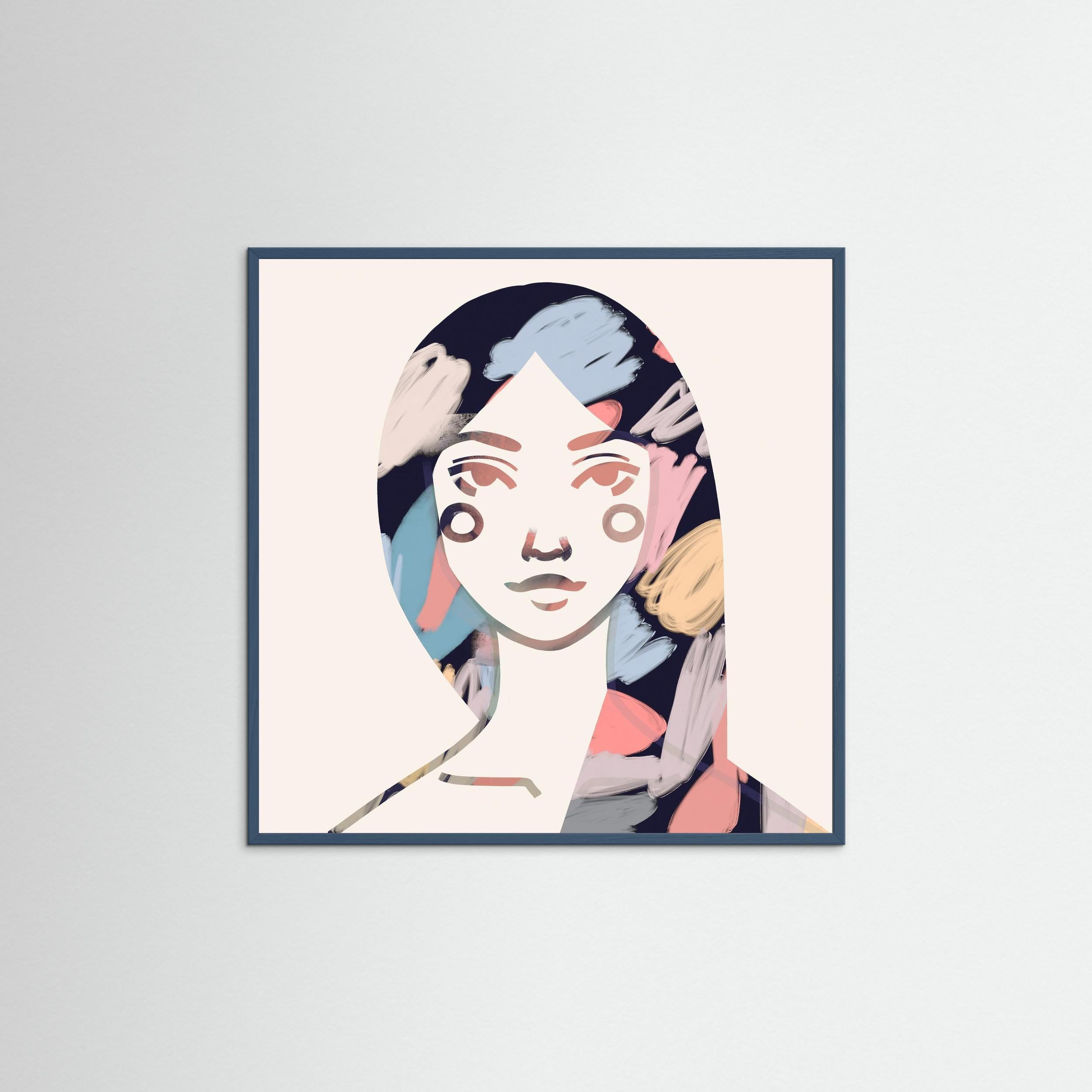 MONA NO.1 (SQUARE) - FINE ART PRINT